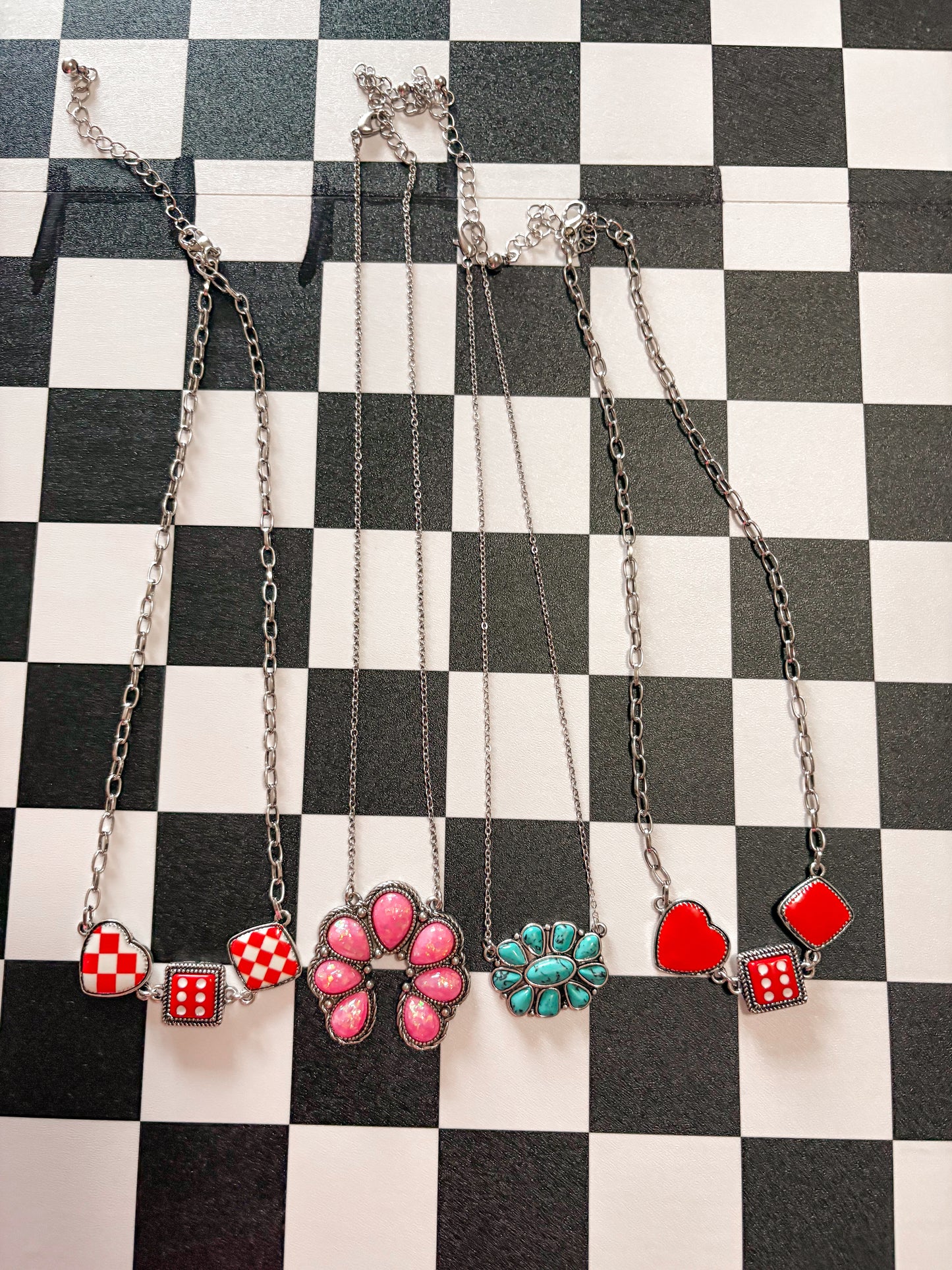 Card Theme Dice Nacklace
