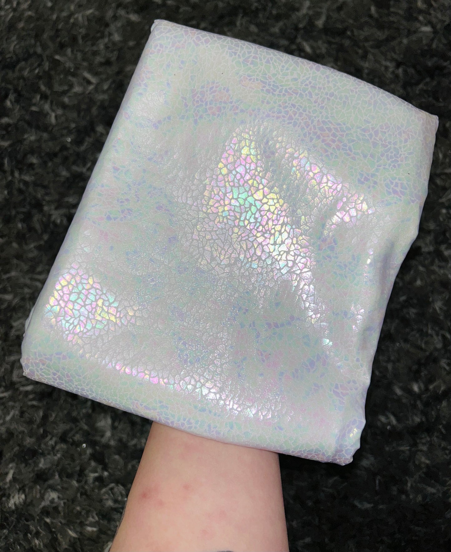 White Snake Holo Bow