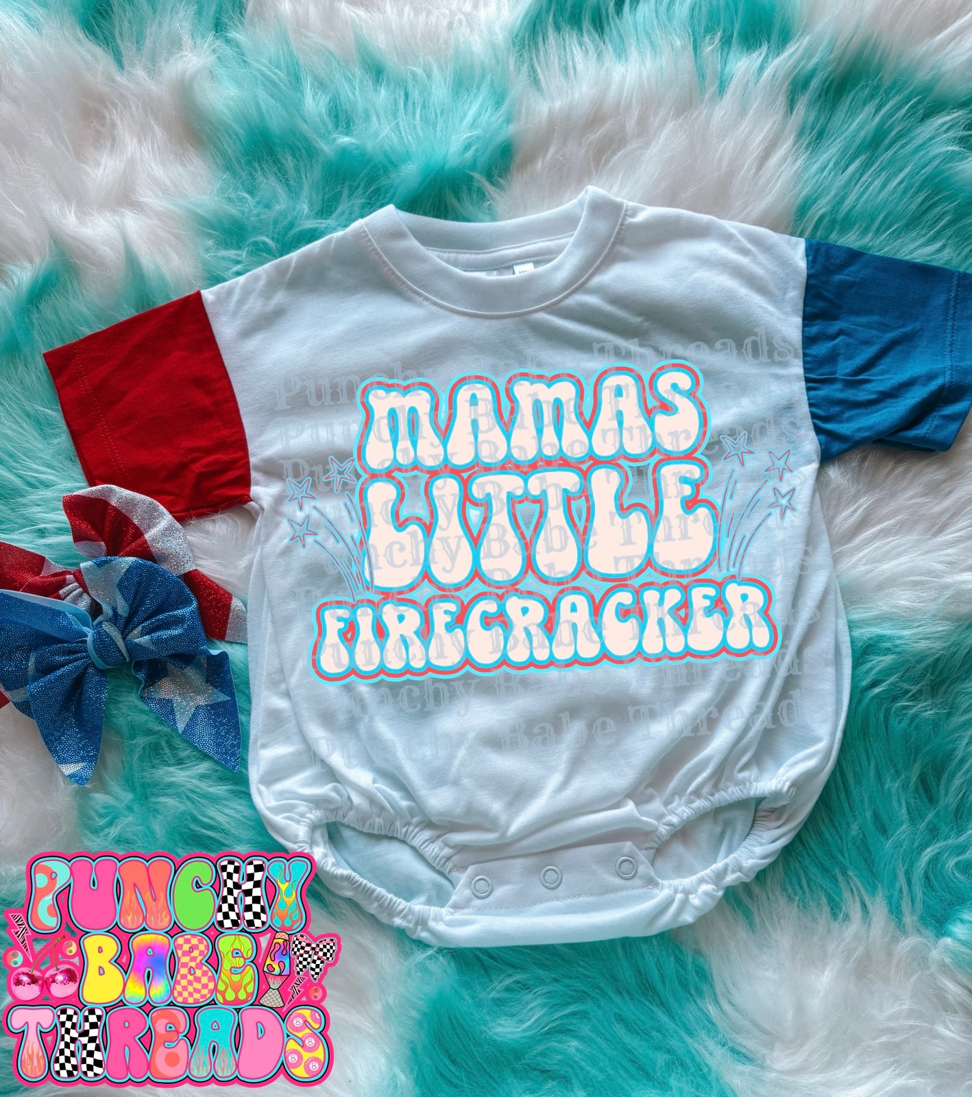Mamas Little Firework Kids Graphic