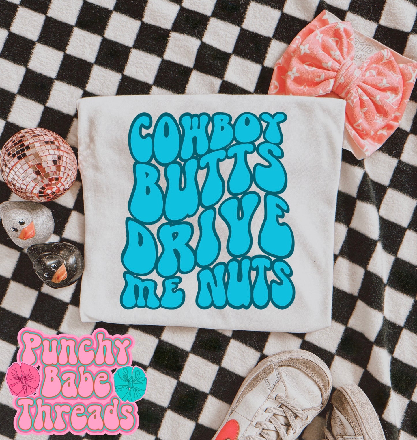 Cowboy Butts Kids Tee/Romper