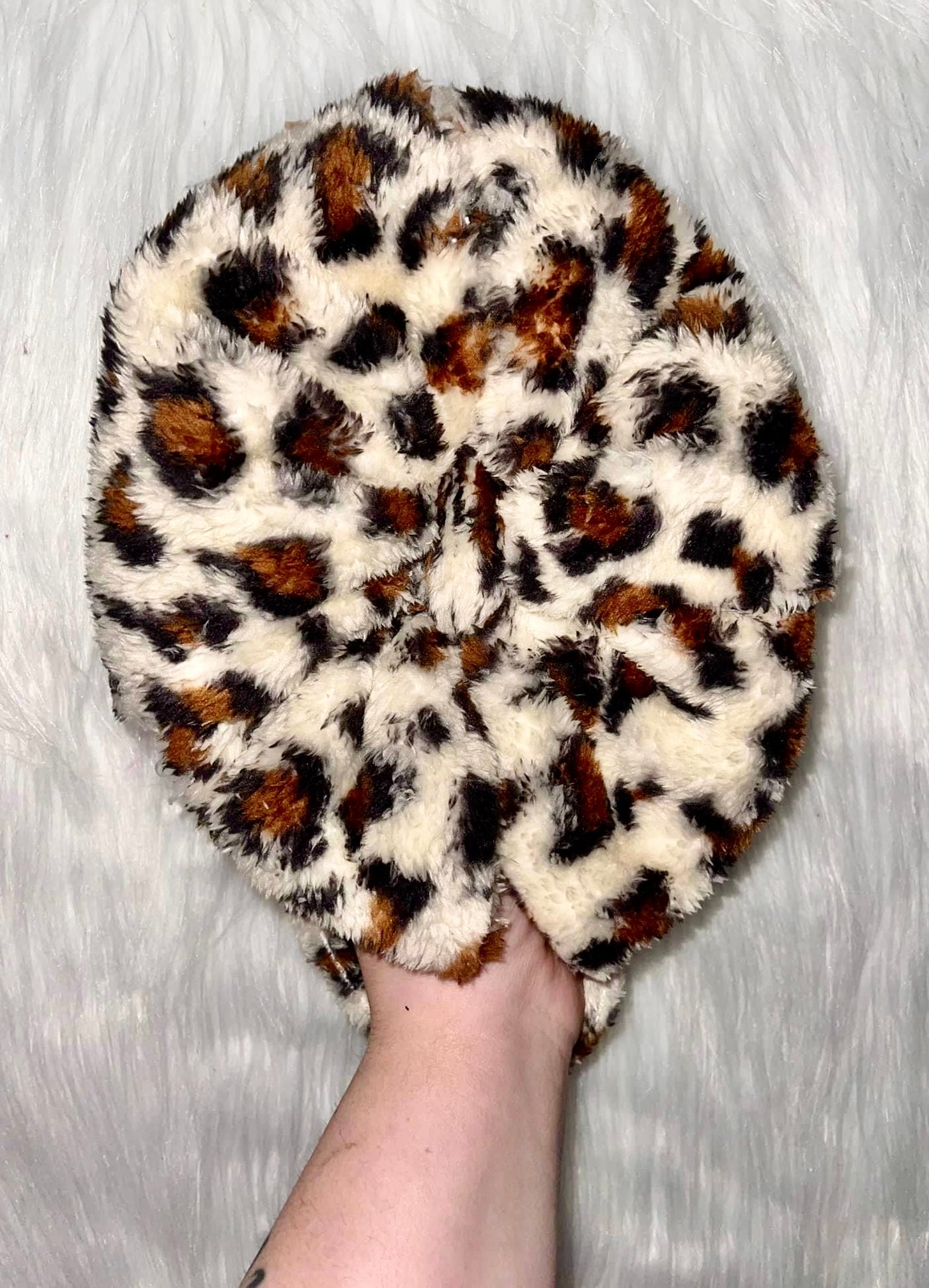 Cheetah Fluff Bow