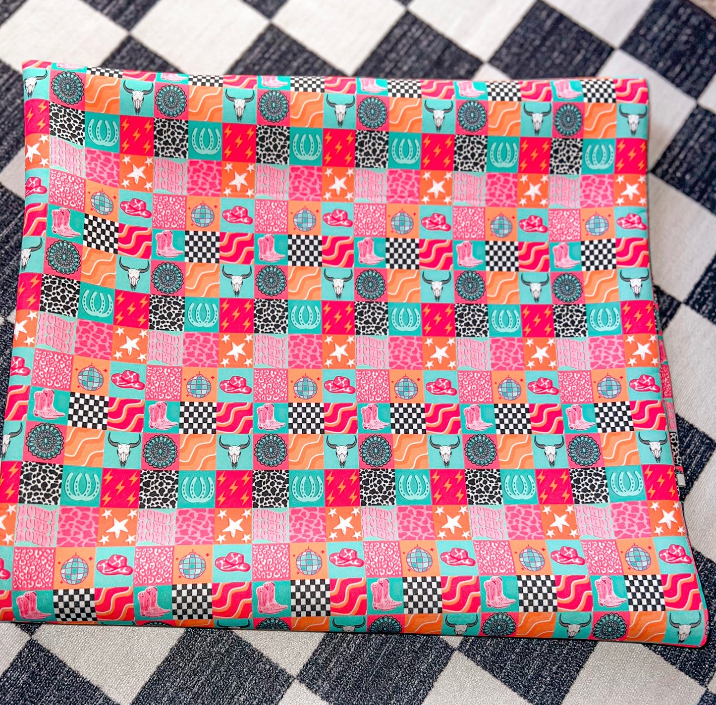 Howdy Collage Bow
