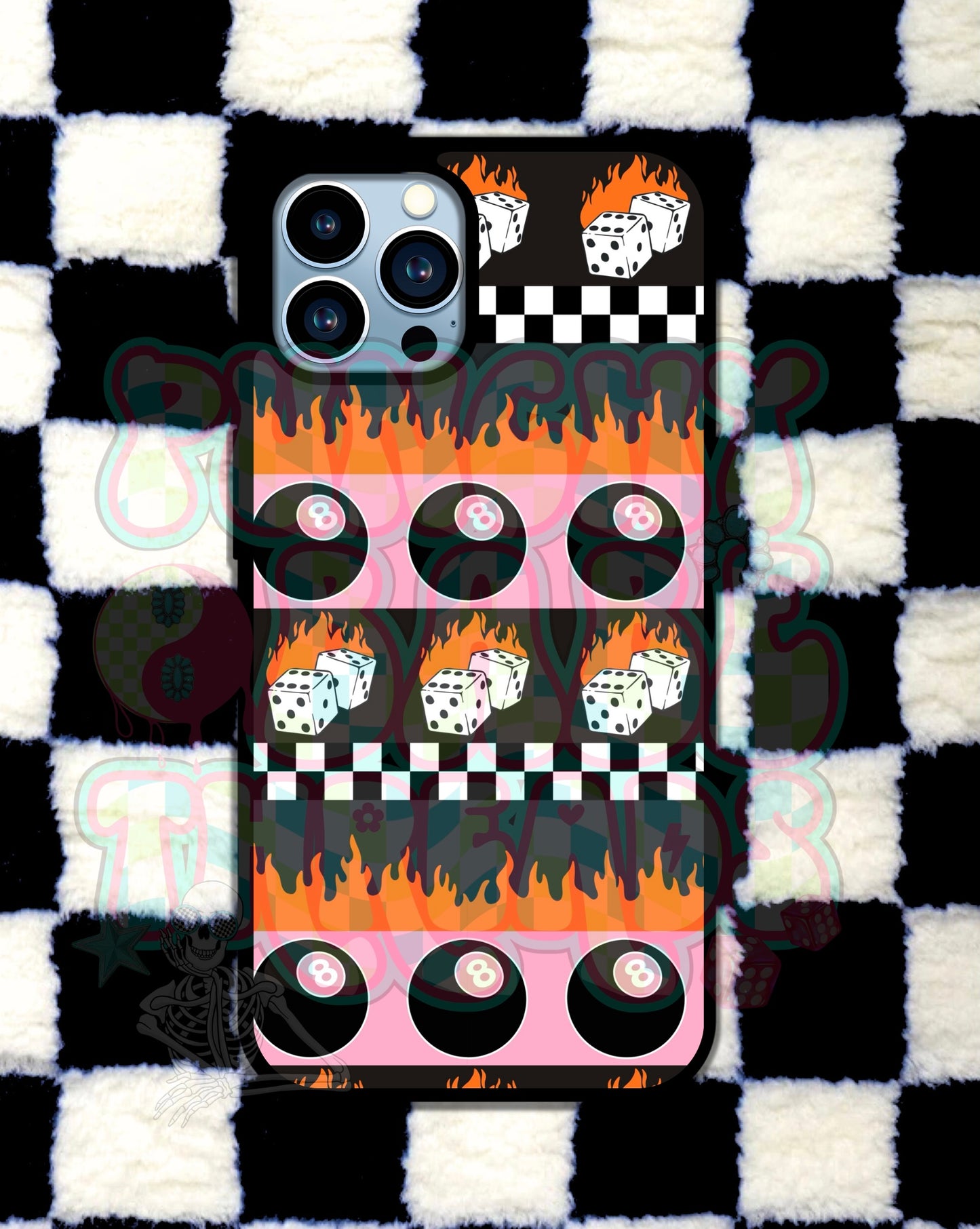 Fire Dice Phone Case