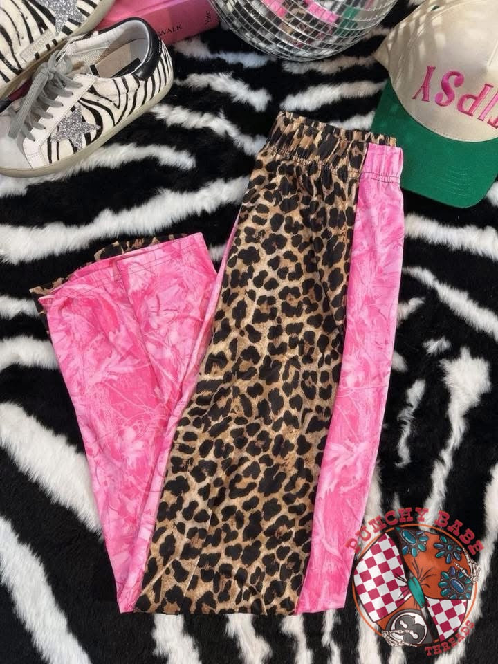 Leopard/Camo Adult Pants