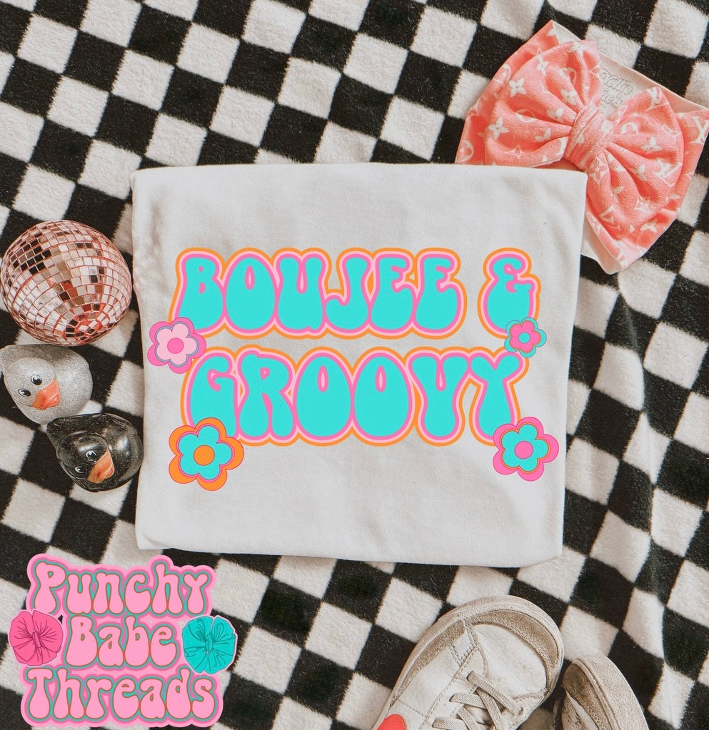 Boujee & Groovy Kids Tee/Romper
