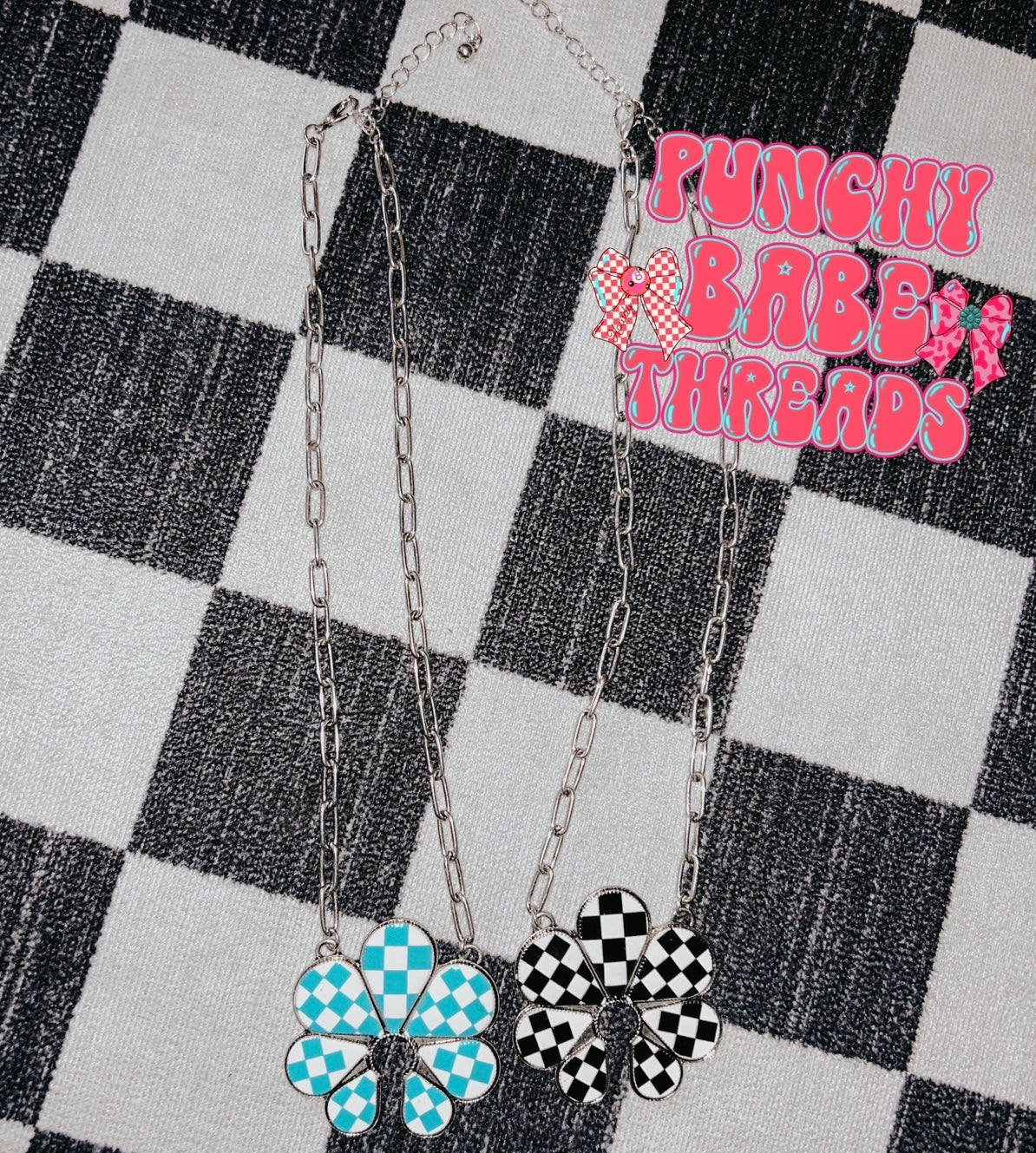 Western Checkered Squash Necklace