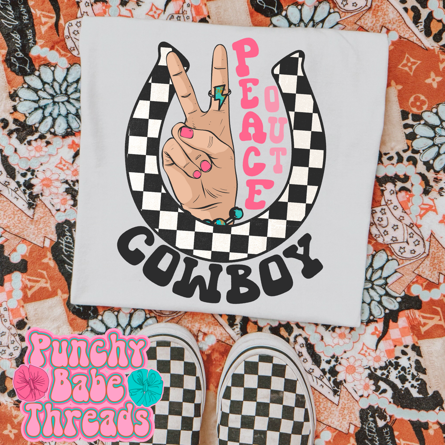 Peace Out Kids Tee/Romper