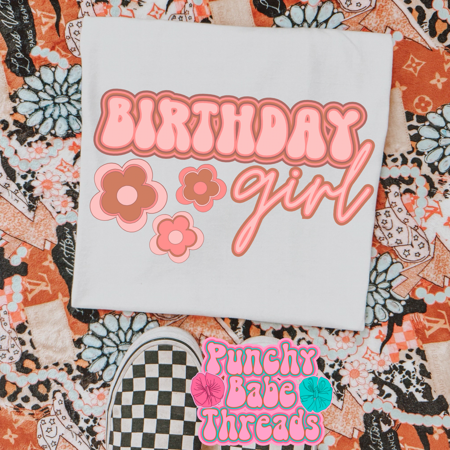Birthday Girl Kids Tee/Romper