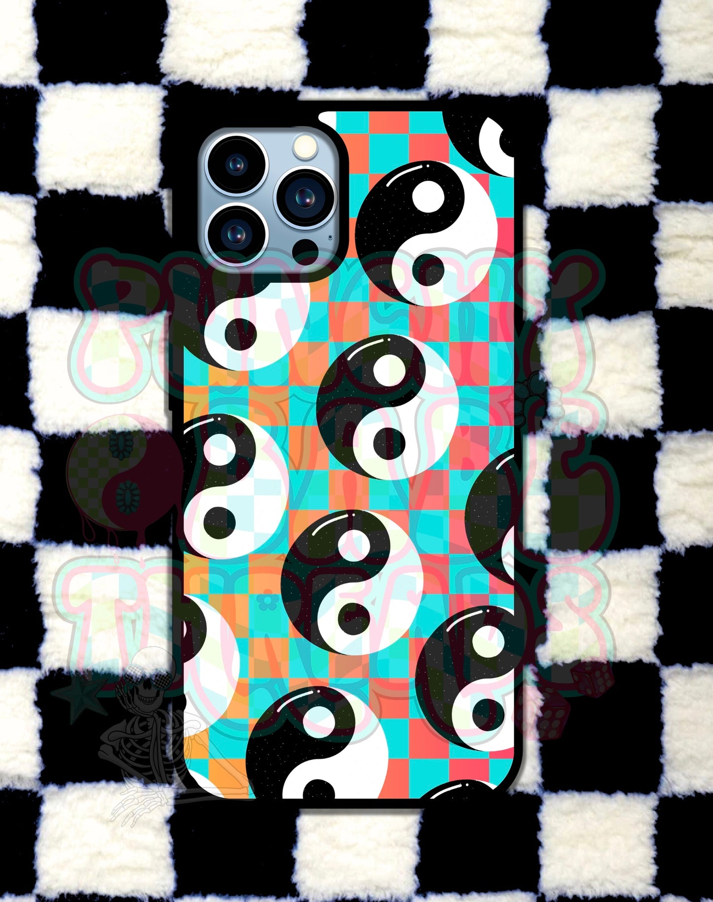 Rainbow Yin Yang Phone Case