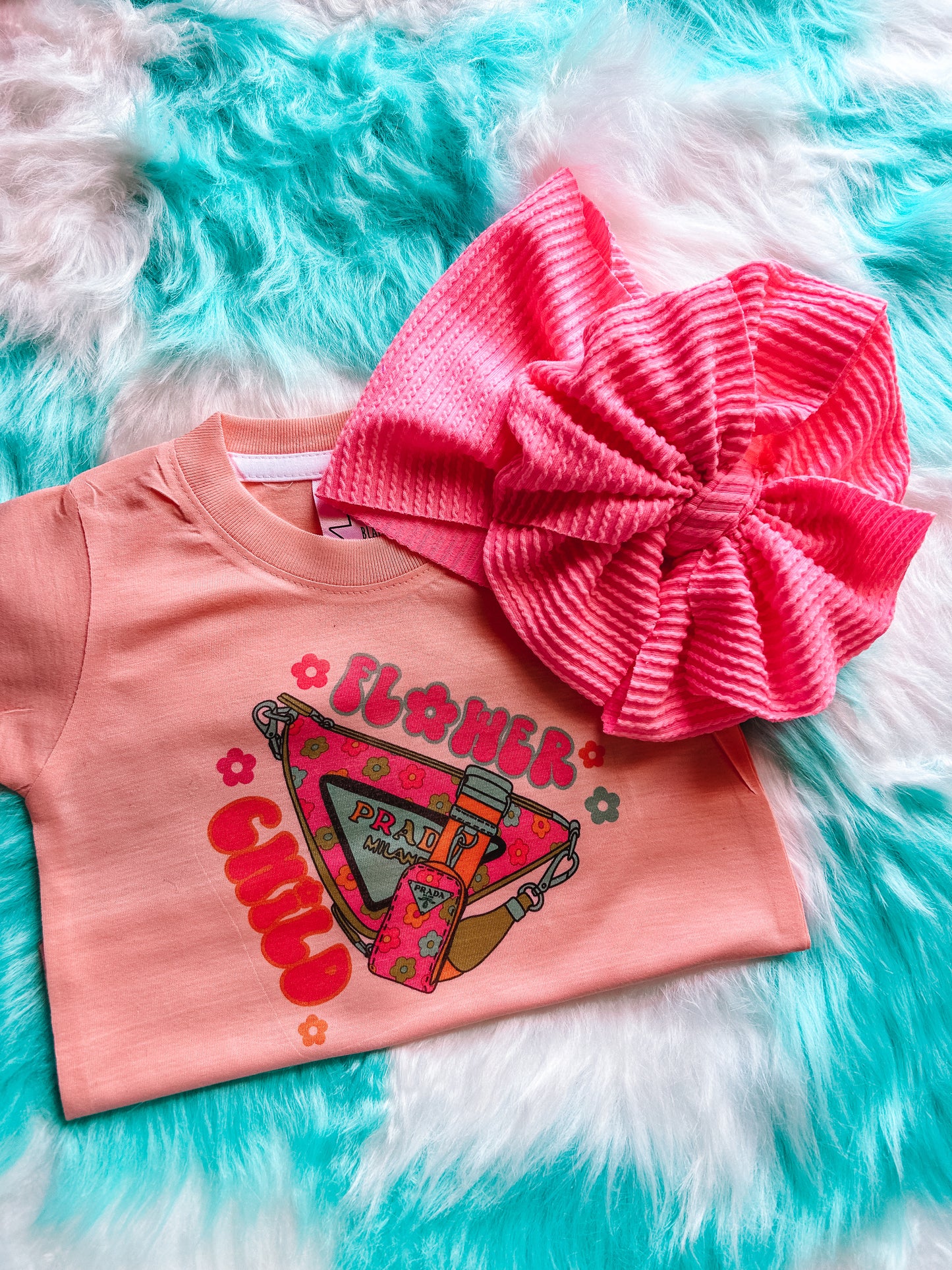 Mystery Bow/Tee or Romper Set🪩