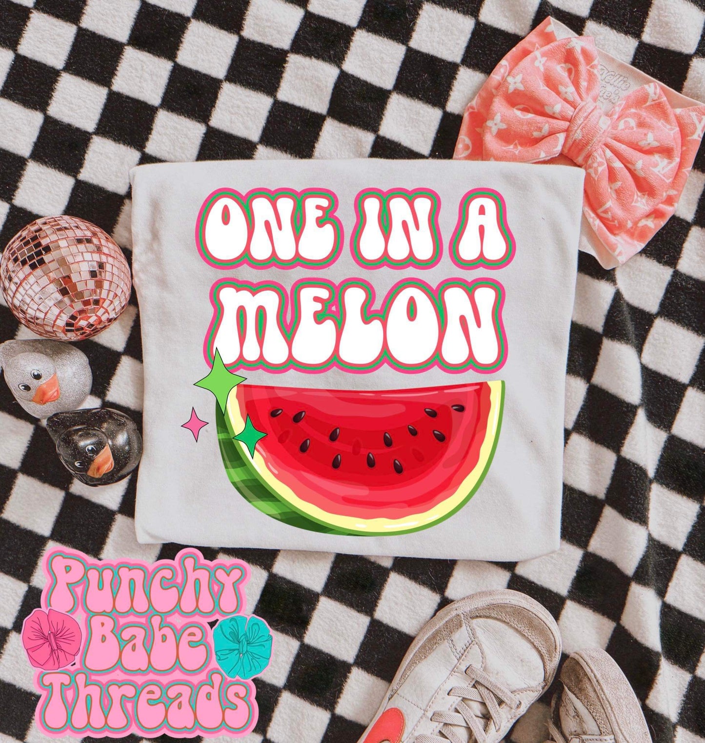 One in a melon Kids Tee/Romper