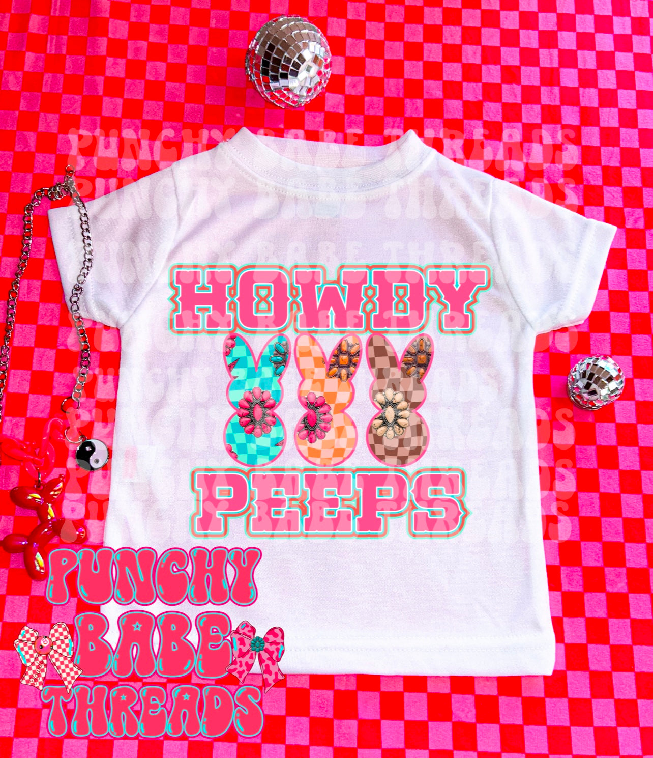 Howdy Peeps Kids Graphic