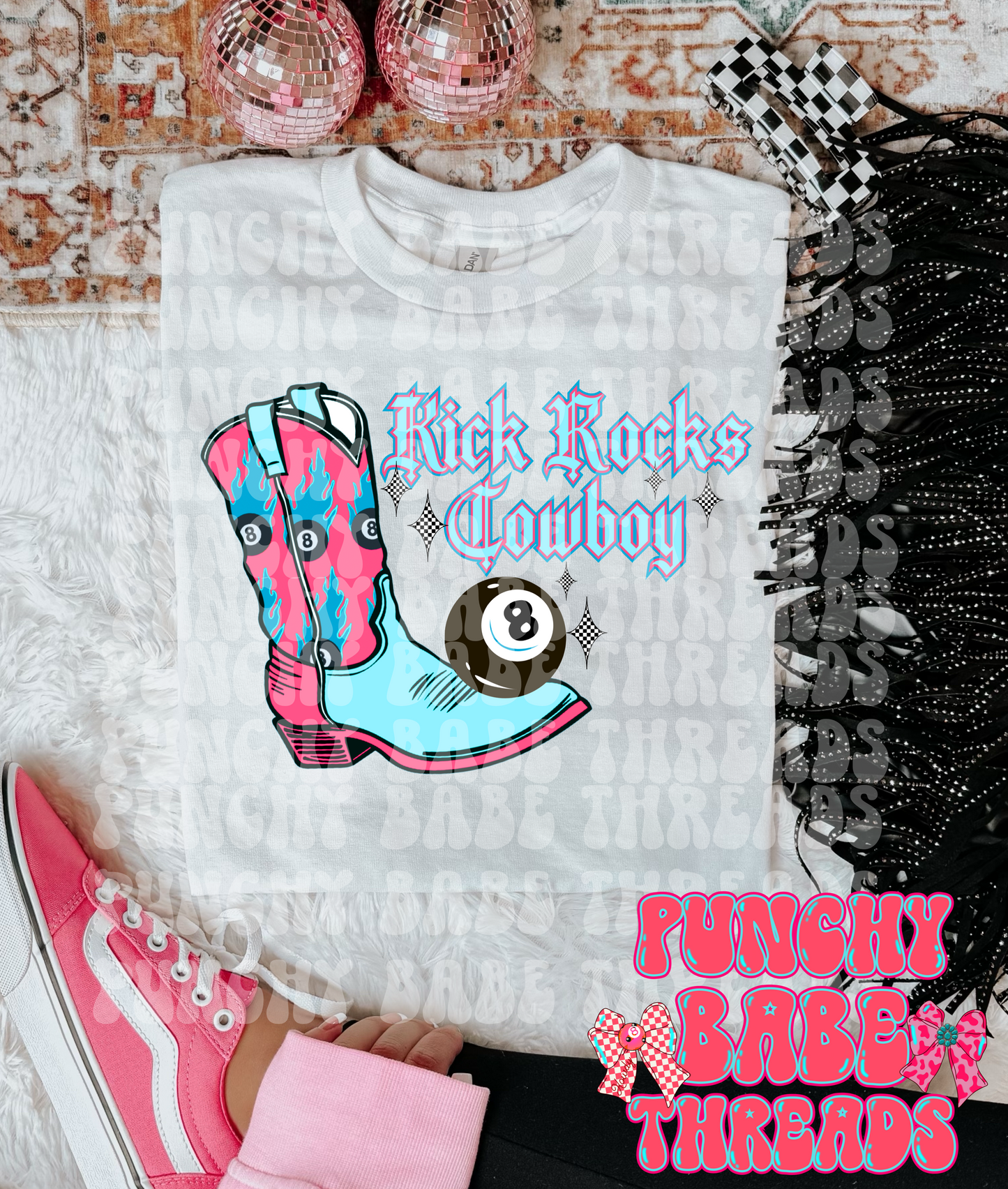 Kick Rocks Cowboy Adult Tee