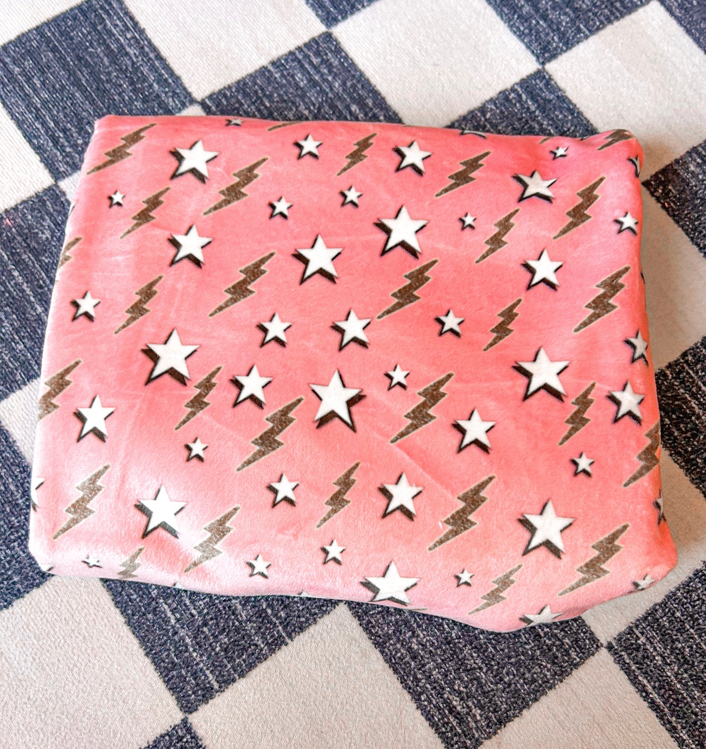 Baby Pink Stars Bow
