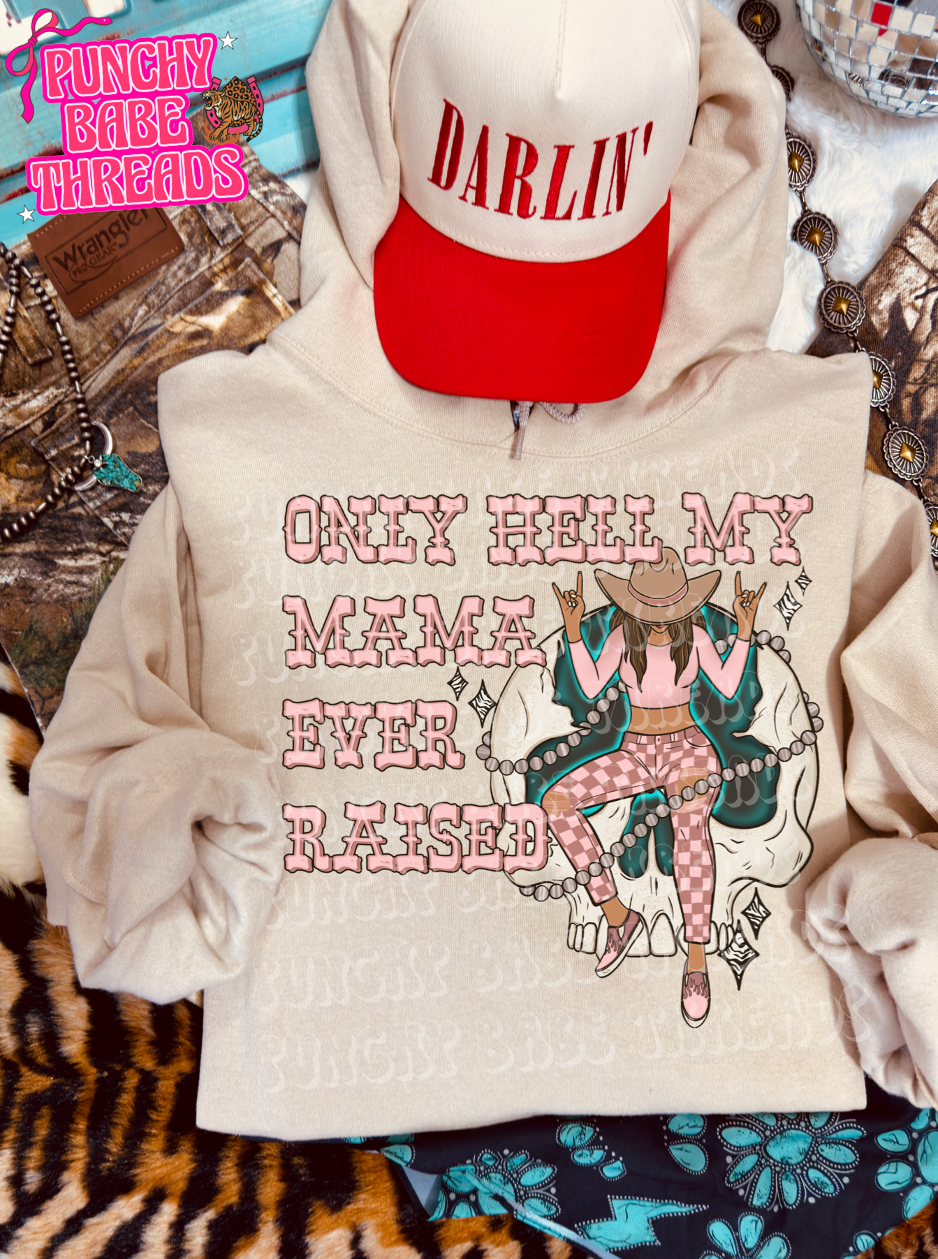 Hell My Mama Adult Graphic