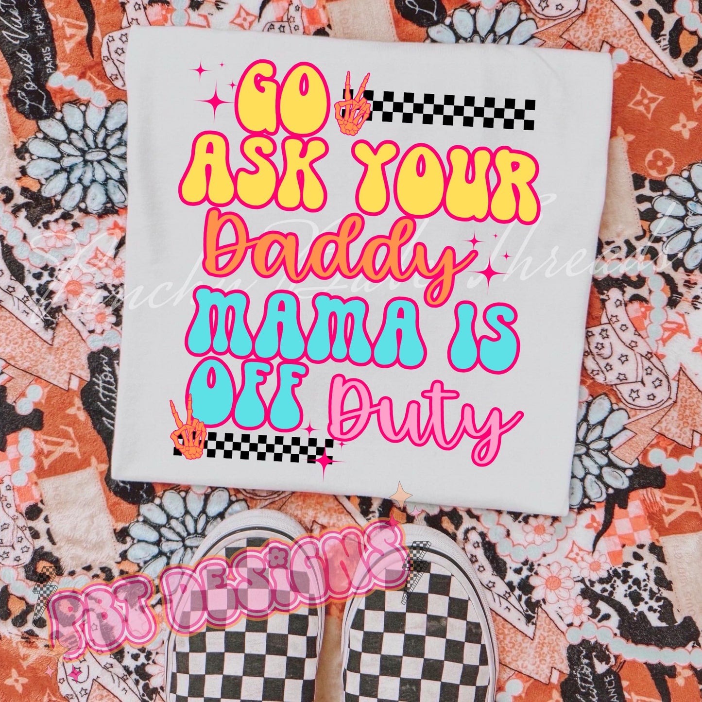 Mamas on Break Tee Adults