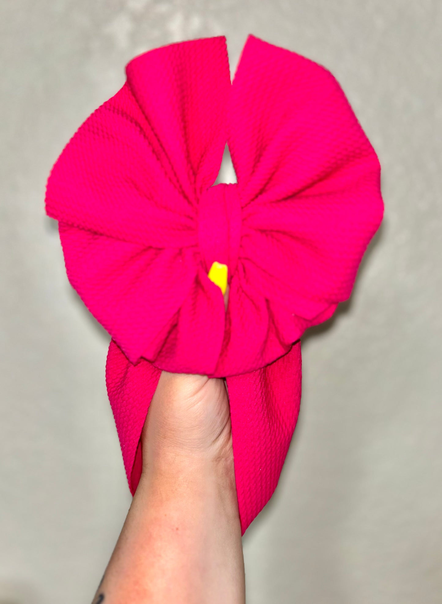 Dark Fuchsia Bow