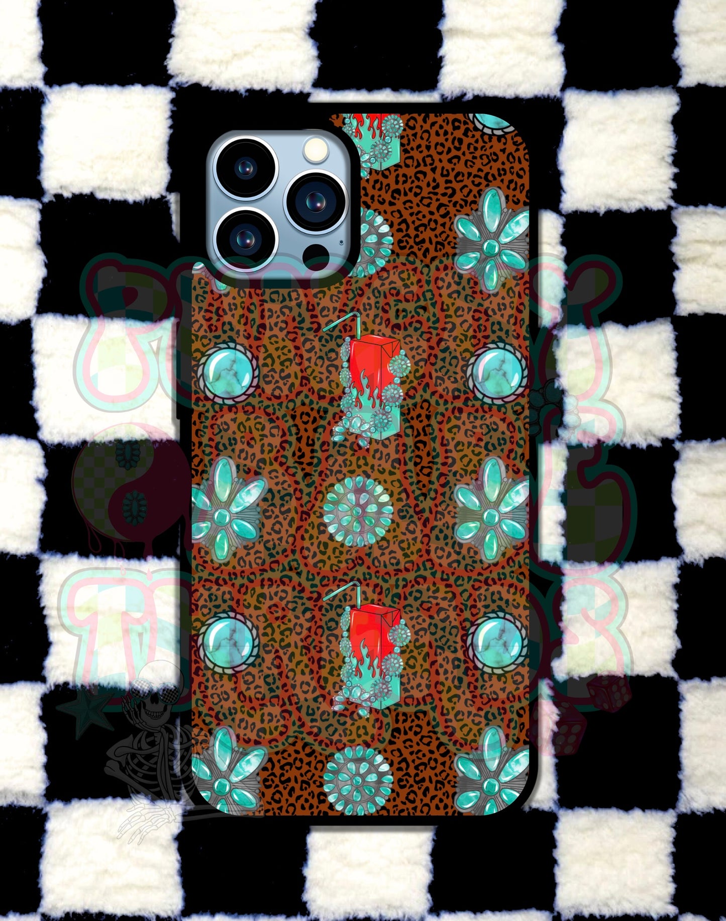 Leopard Jewels Phone case