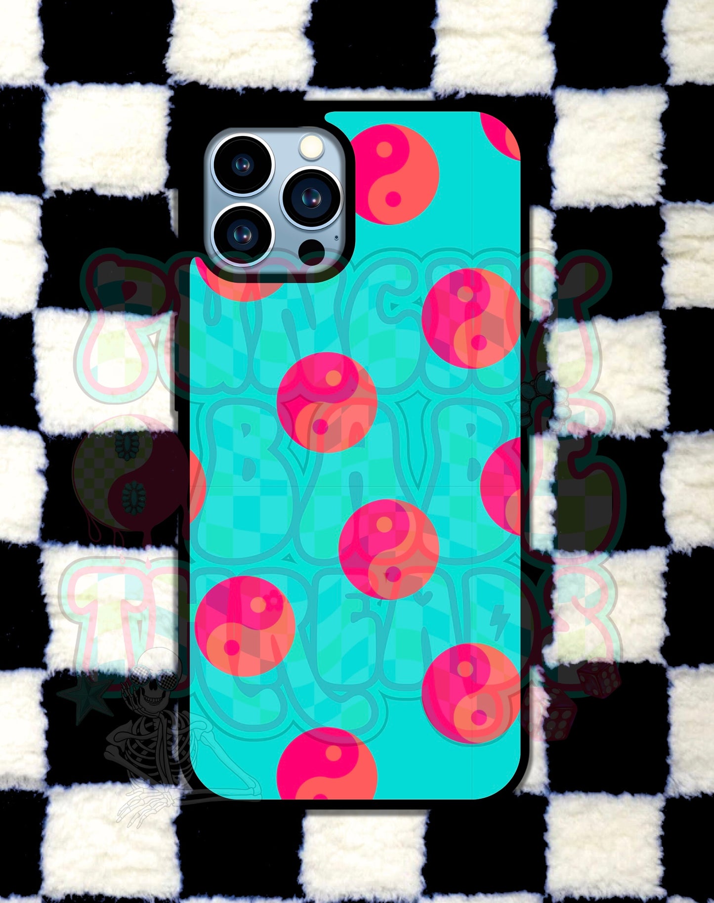 Orange Yin Phone case