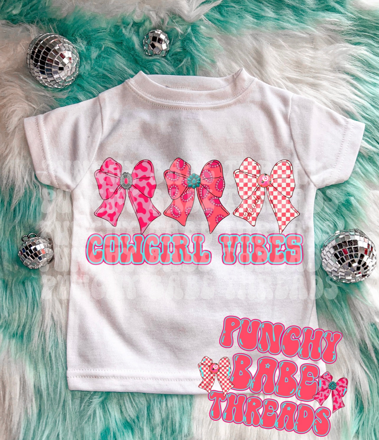 Cowgirl Vibes Kids Graphic
