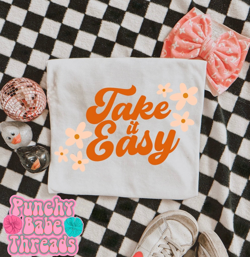 Take it Easy Kids Tee/Romper