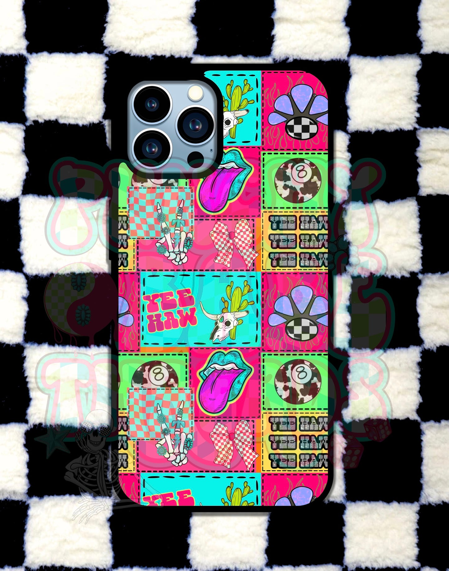 Yeehaw Collage Phone case