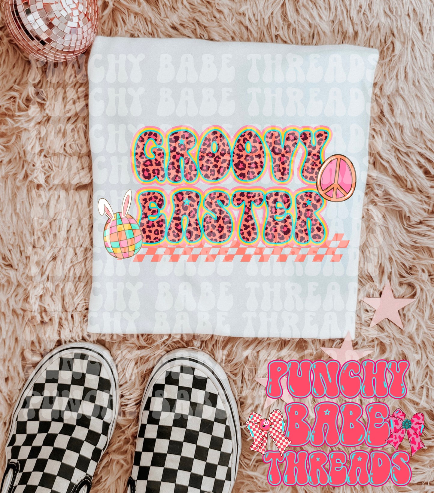 Groovy Easter Kids Graphic