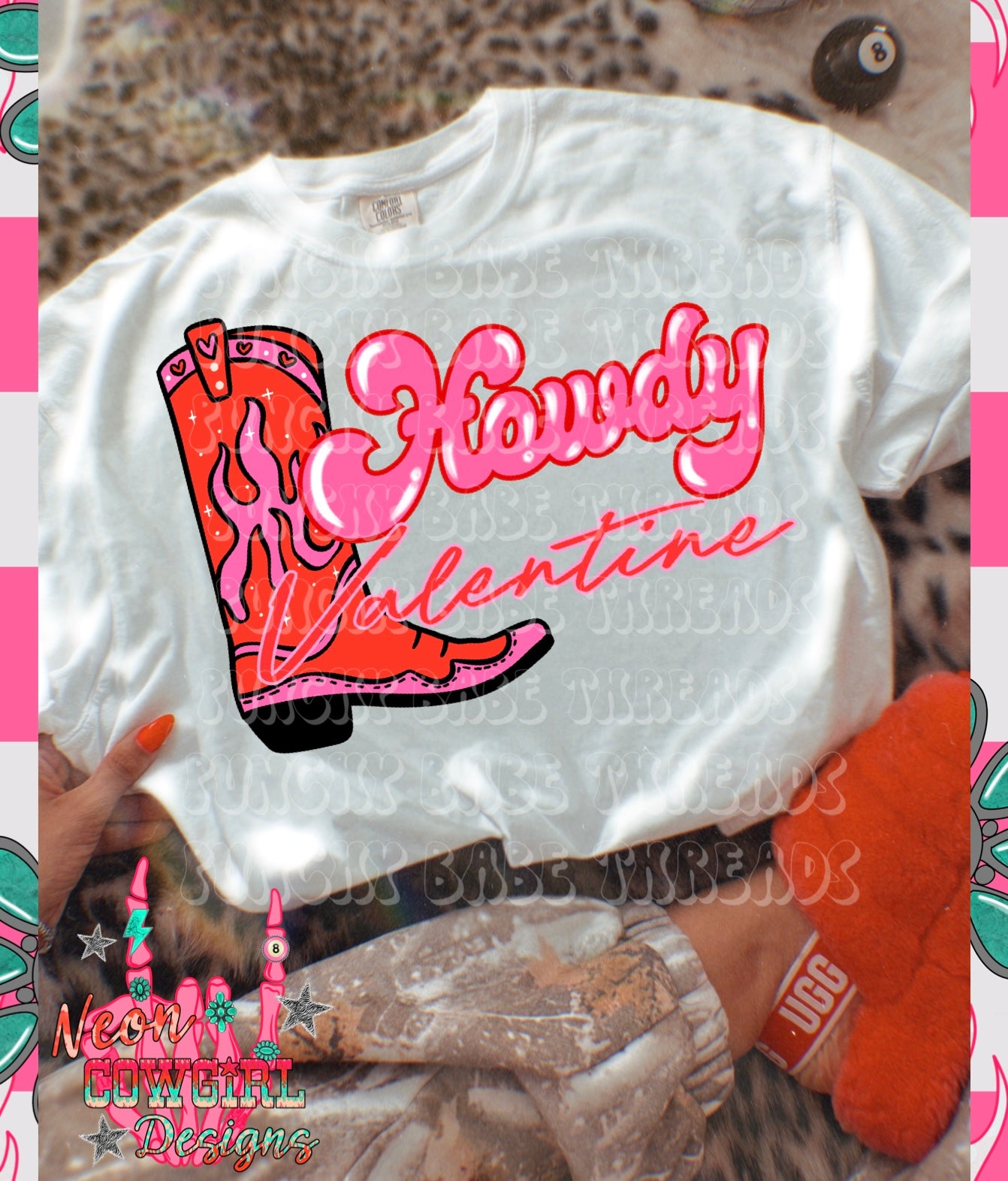 Howdy Valentines Kids Graphic