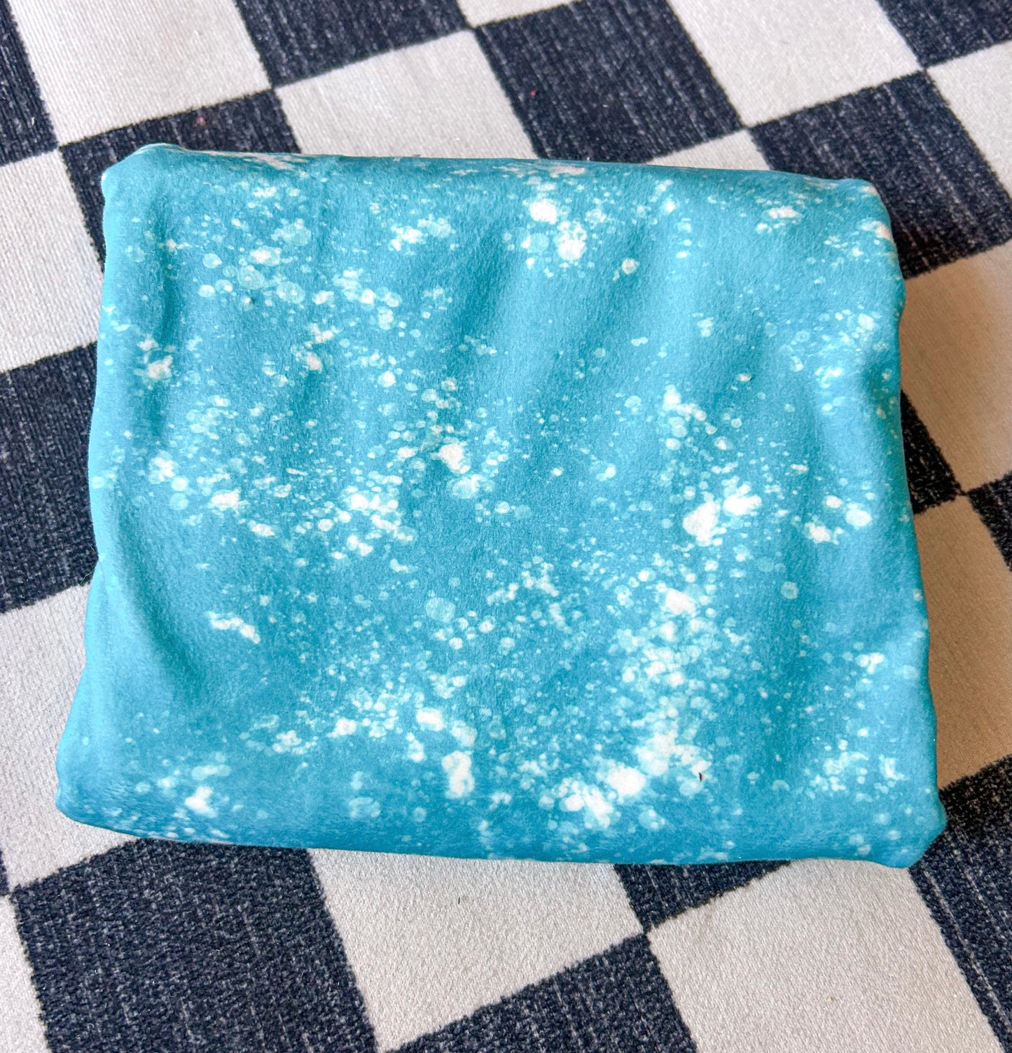 Blue Acid Wash Bow