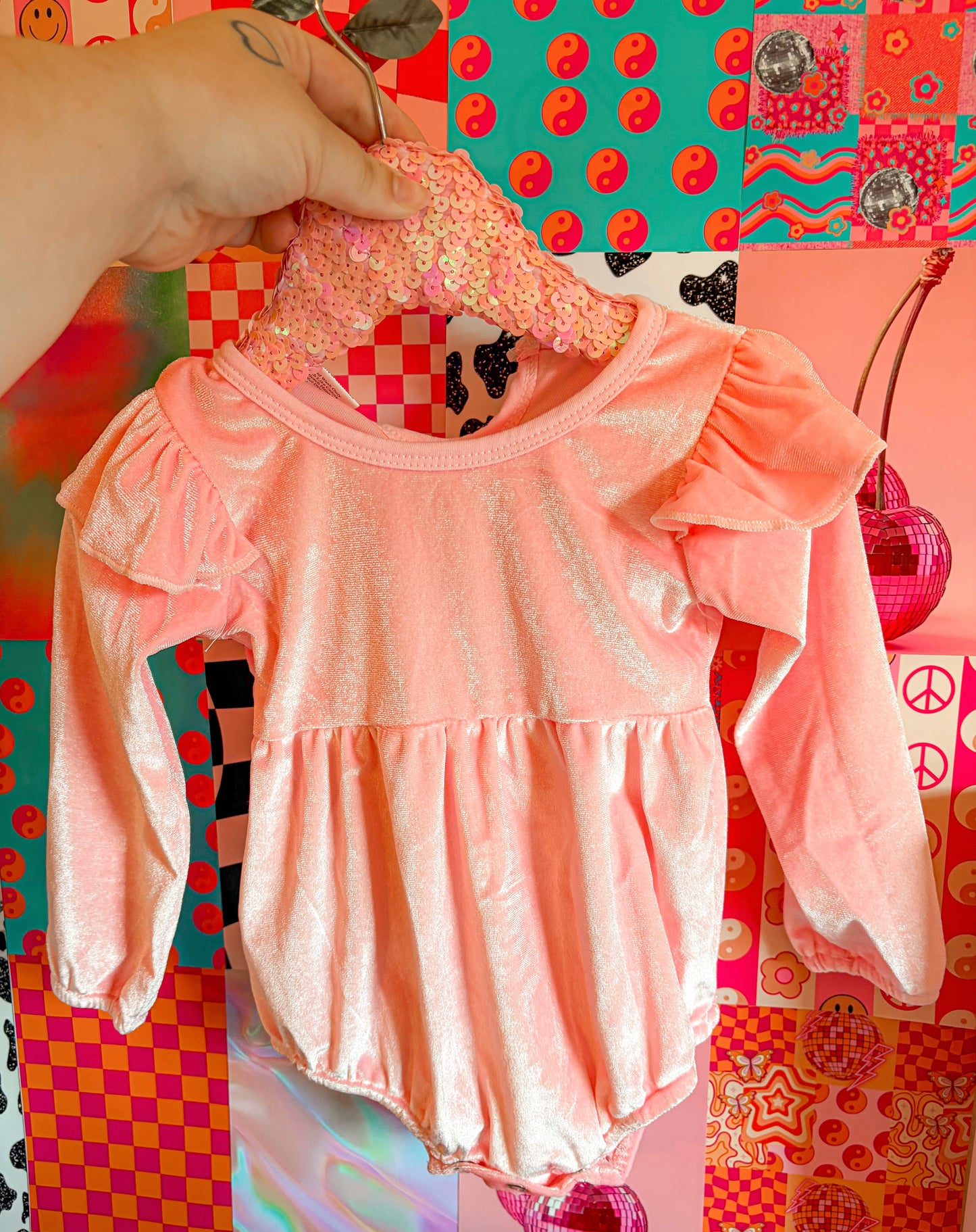 12/18m pink velvet bubble