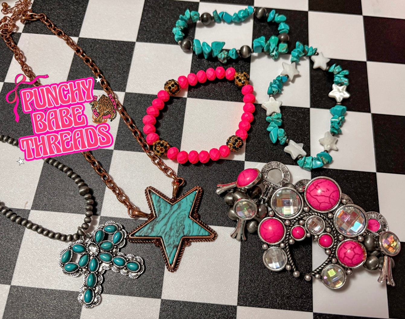 Cosmic Squash Blossom stretch Bracelet