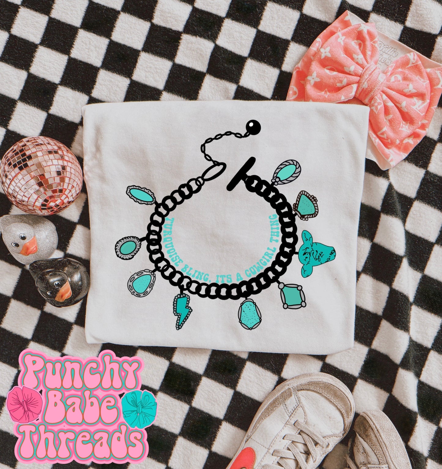 Cowgirl Necklace Kids Tee/Romper