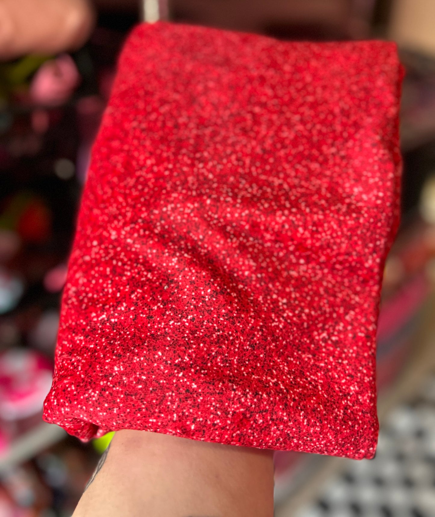 Red Glitter Bow
