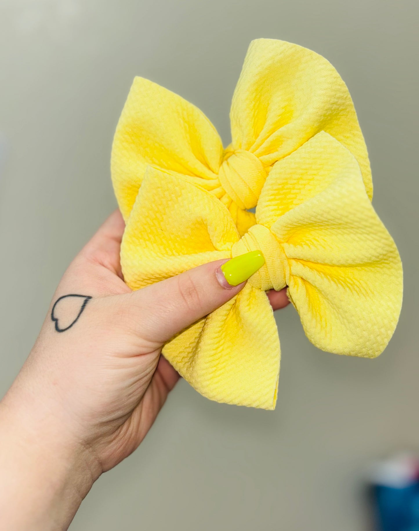 Banana Yellow Bow