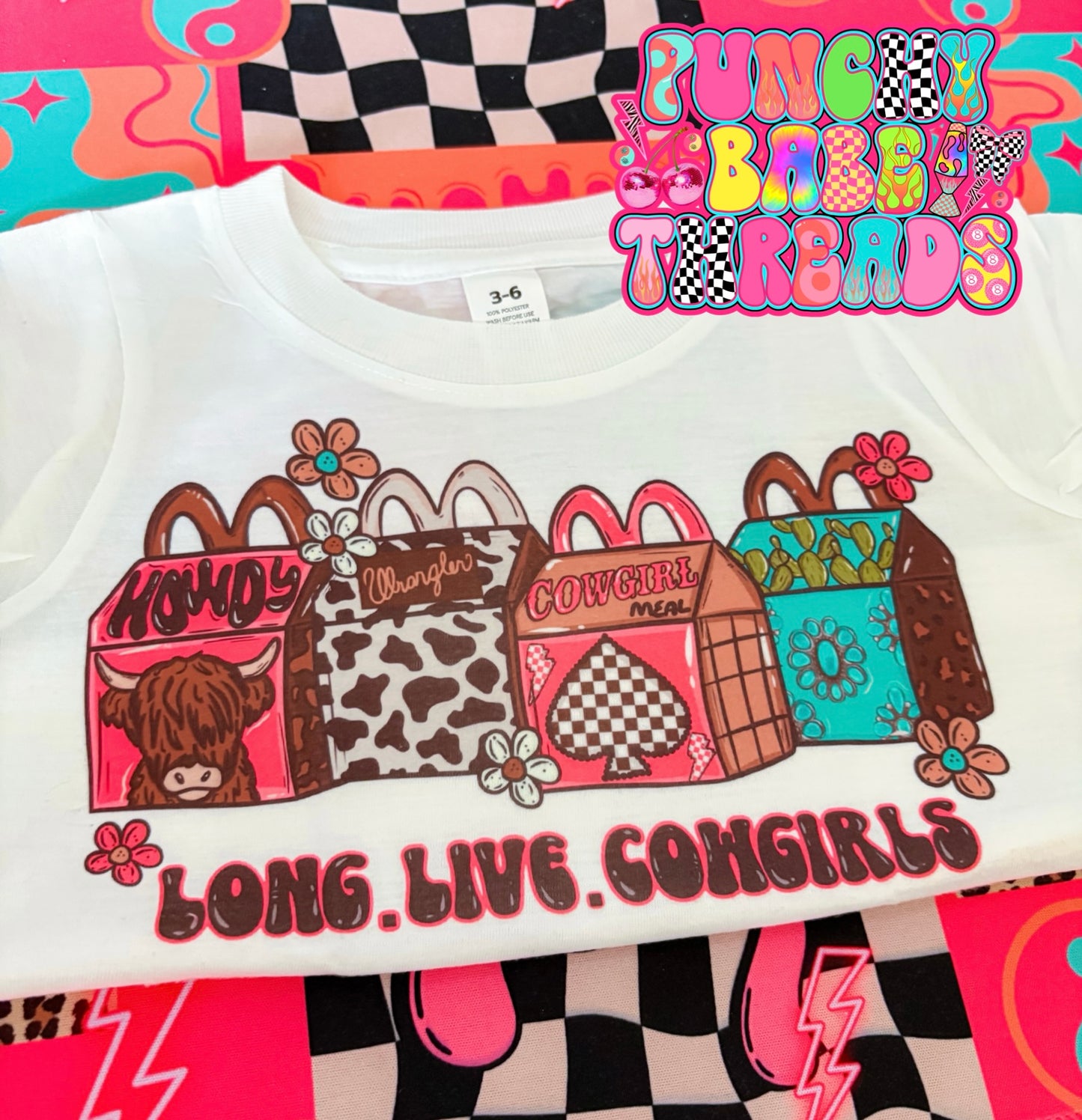 Long live cowgirls kids graphic