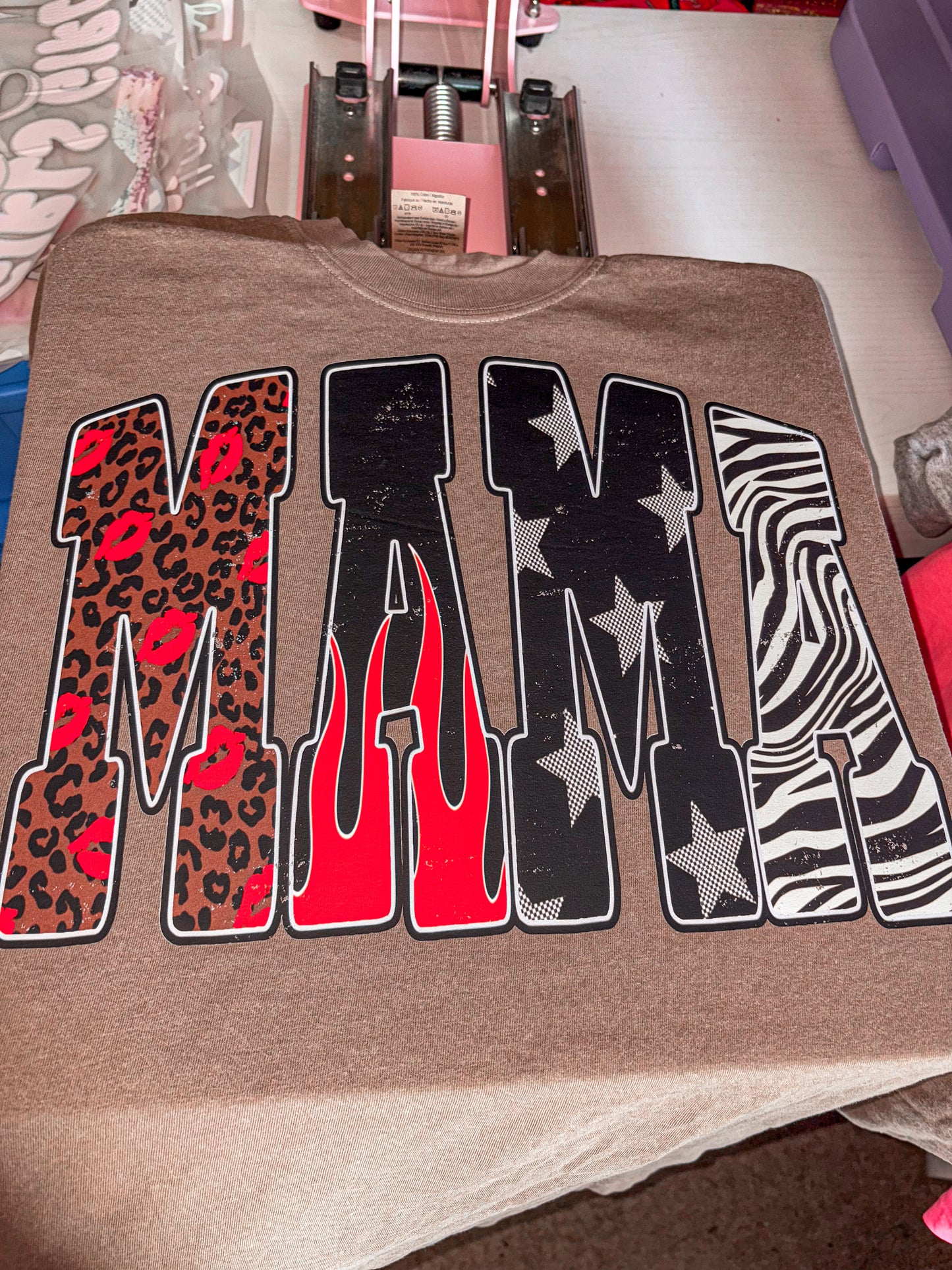 Mama Flames Adult Graphic