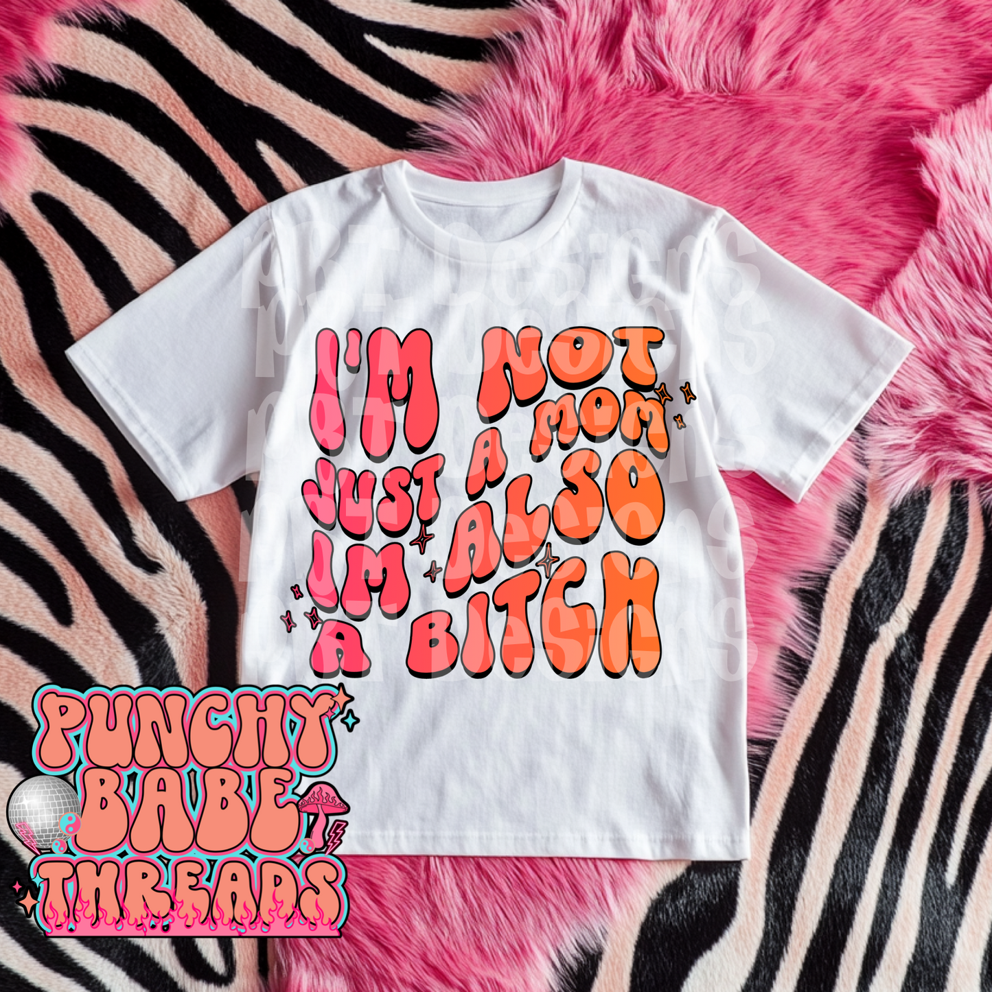 Not Just A Mom Adult Tee