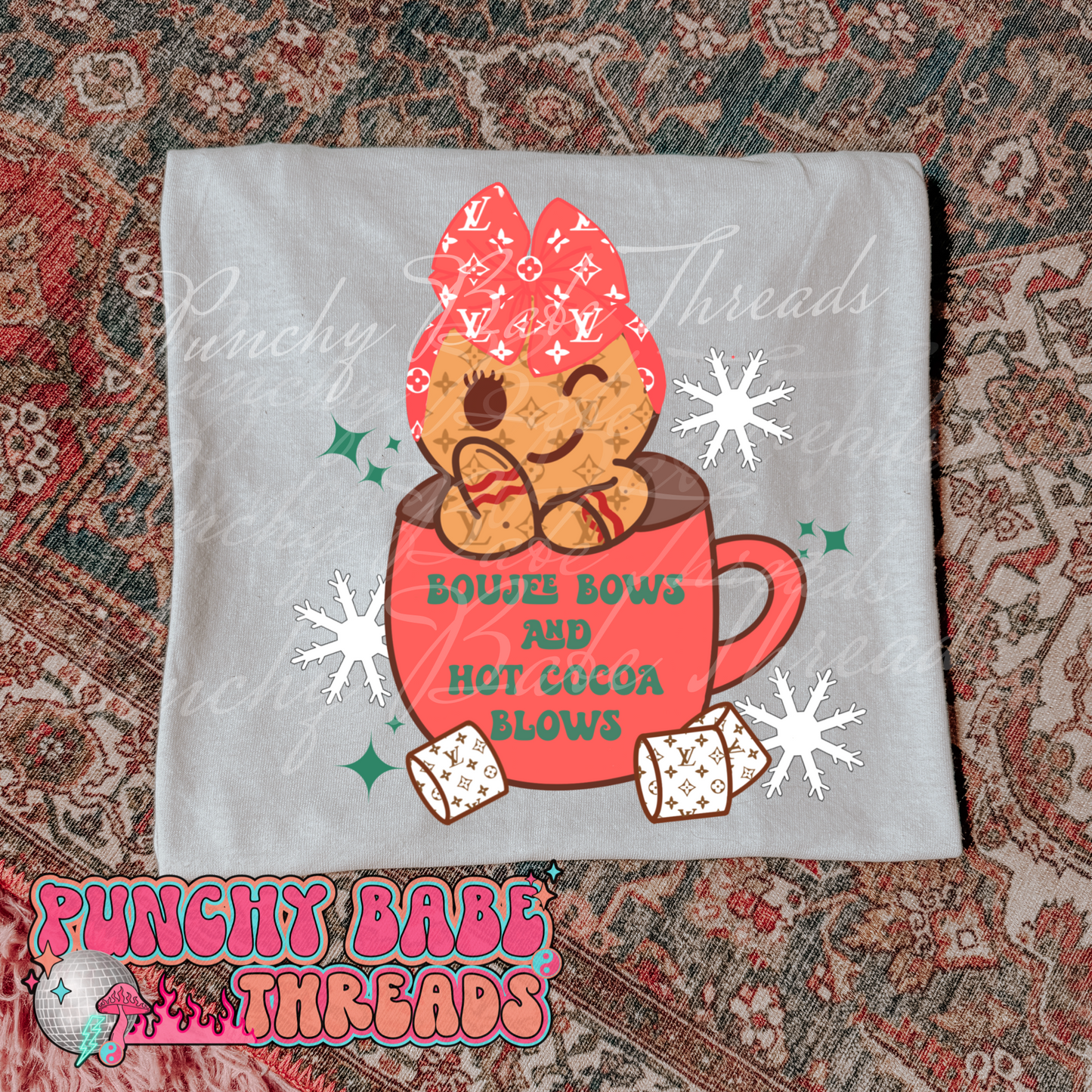 Christmas Bow Kids Graphic