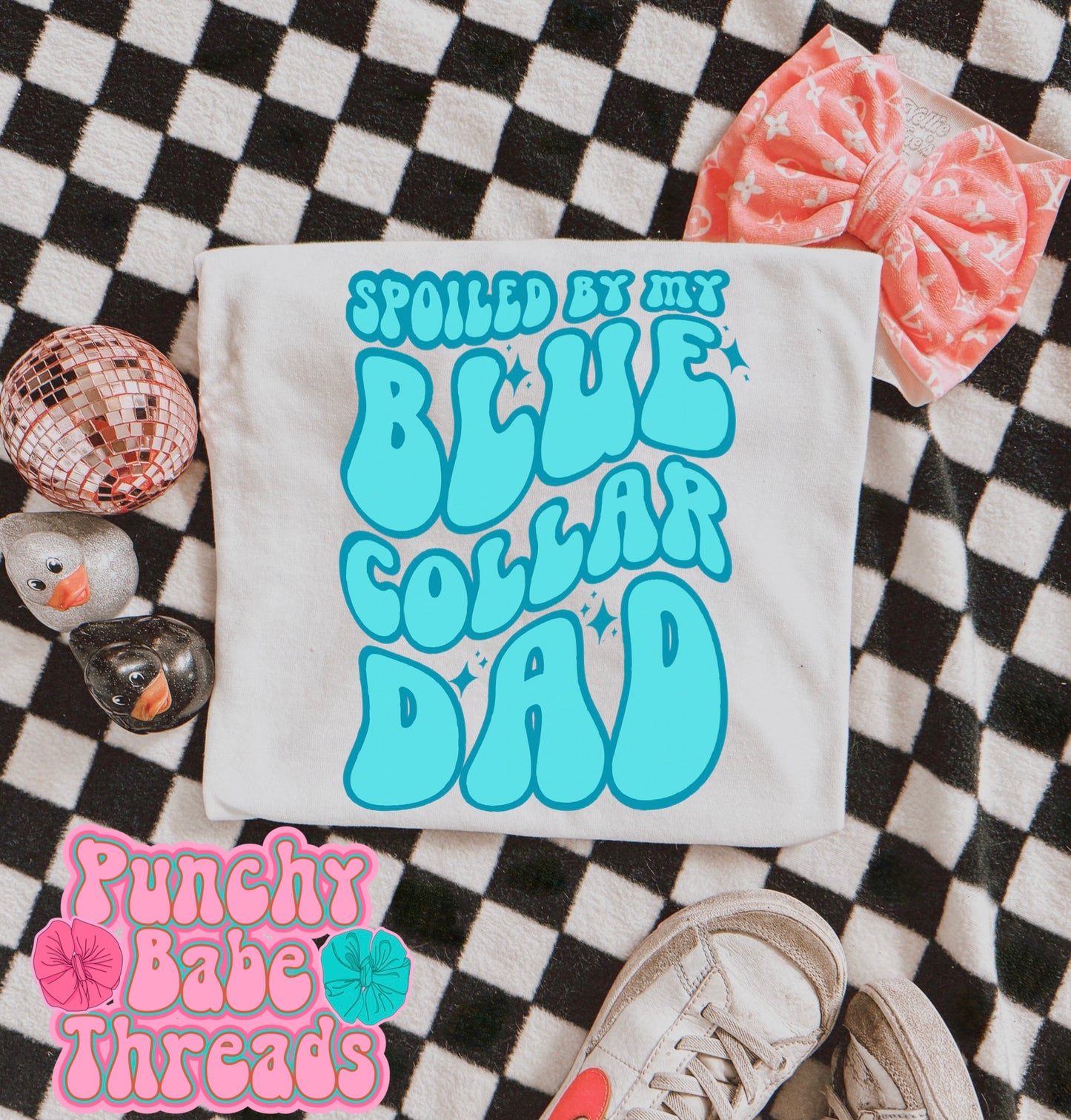 Blue Collar Dad Kids Tee/Romper