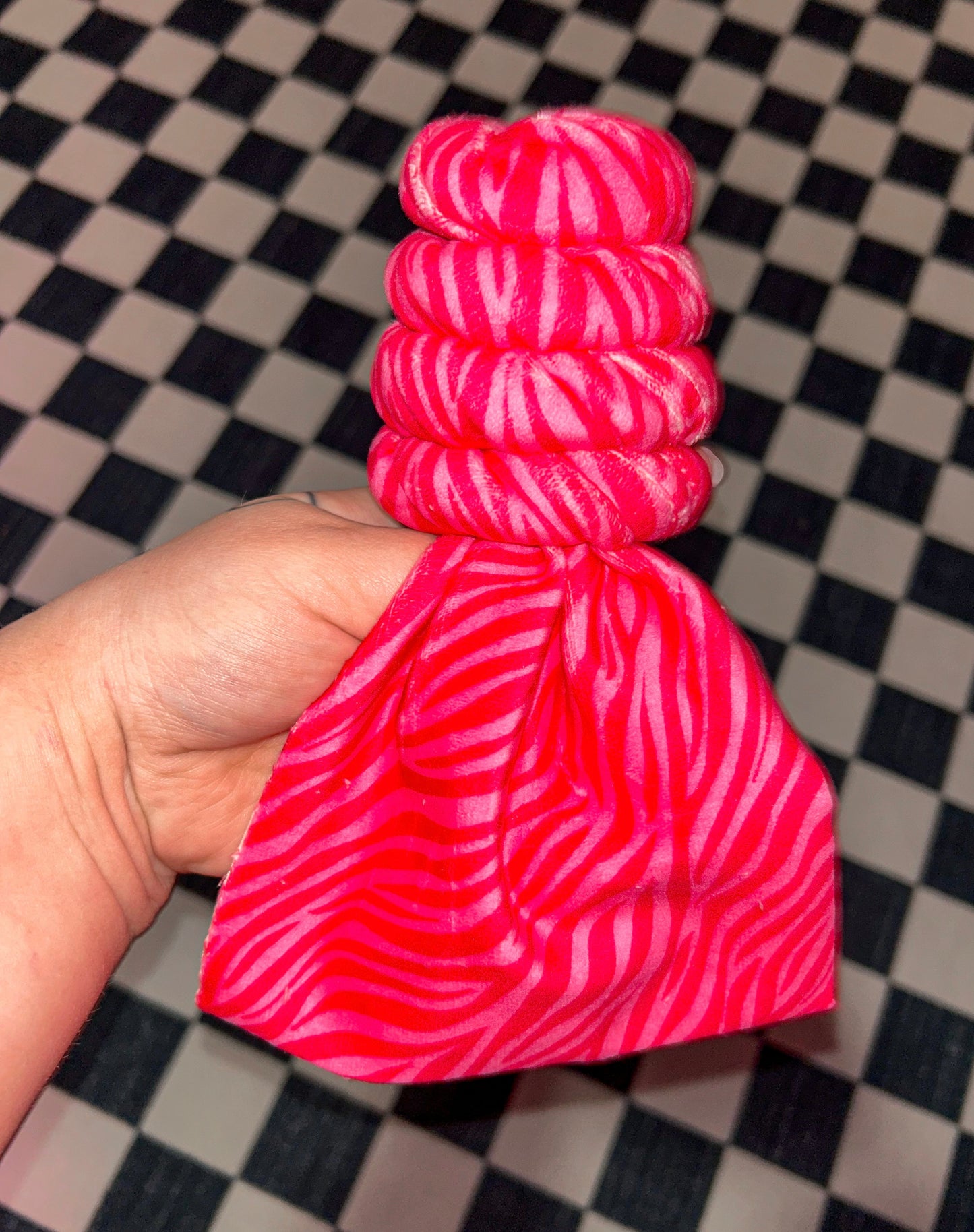 Pink Zebra Bow