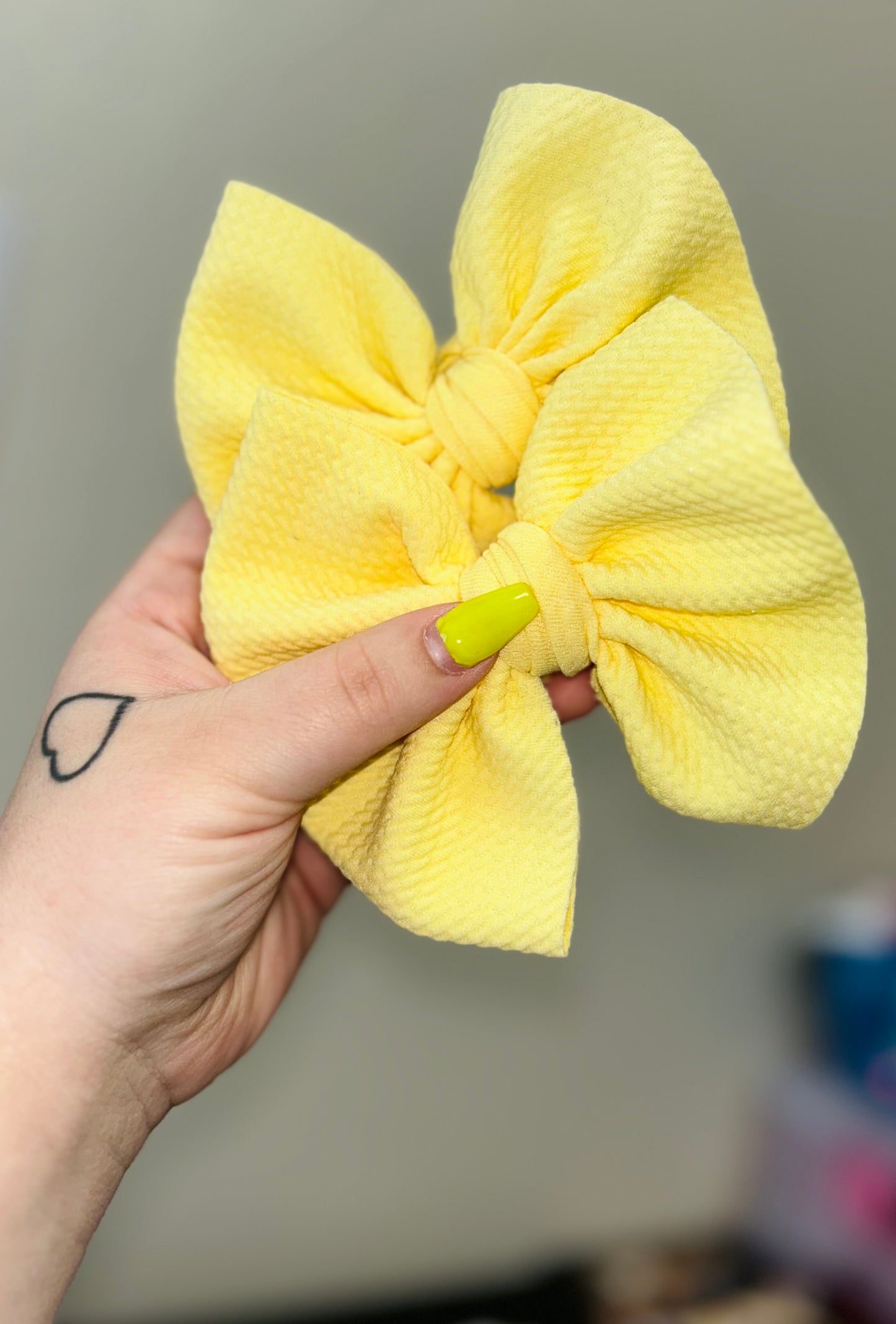 Banana Yellow Bow
