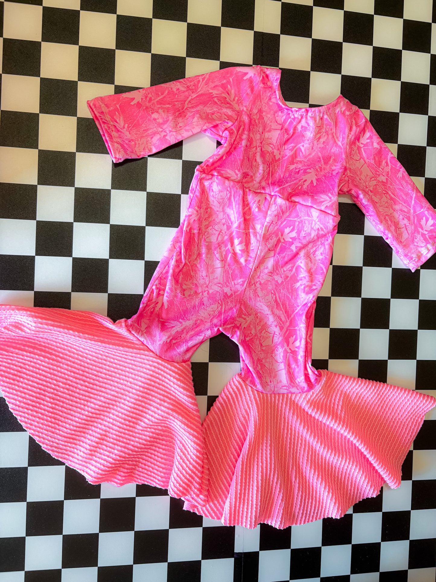 Long sleeve bell romper