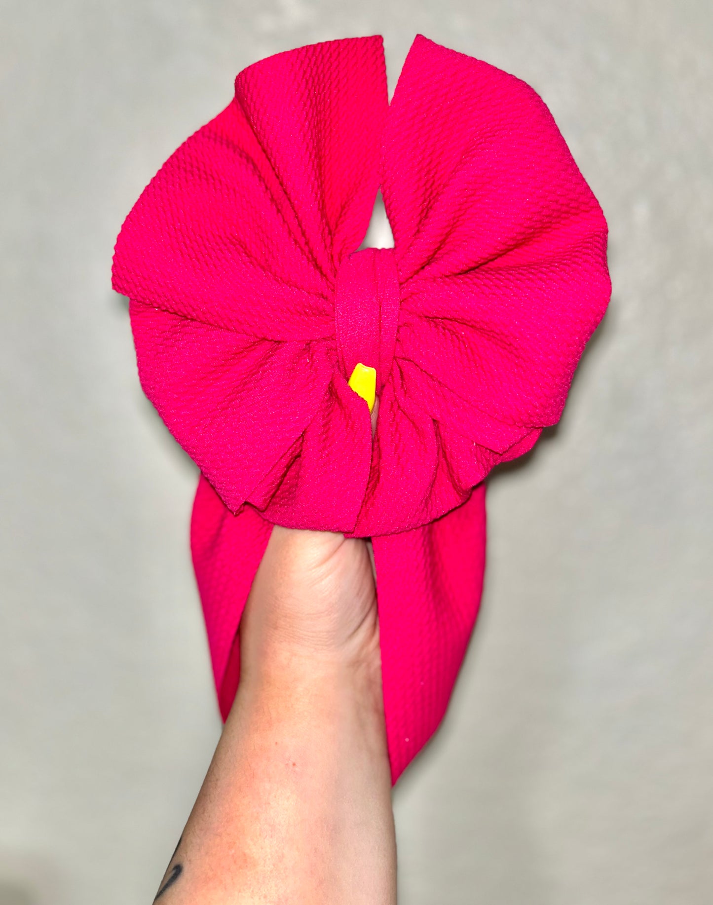 Dark Fuchsia Bow