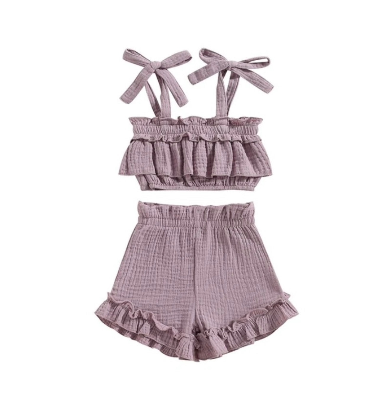 5T Plum Shorts Set