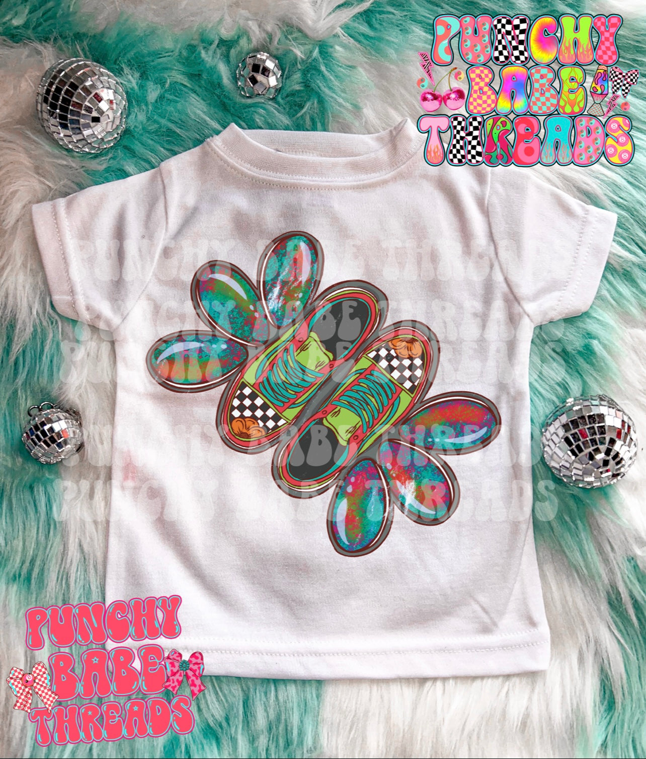 Western Shoe Jewels Kids Graphic