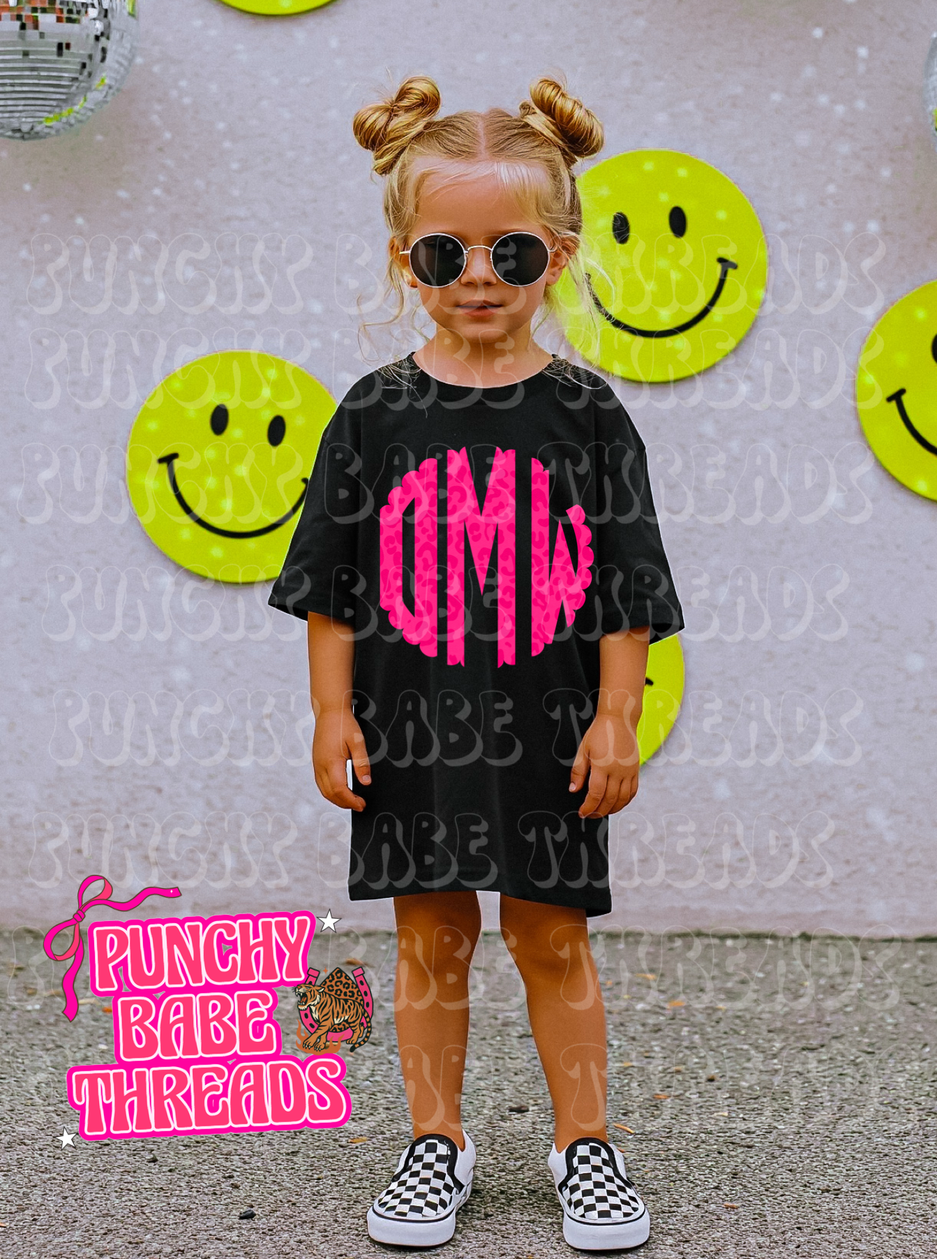 Custom Monogram Kids Graphic
