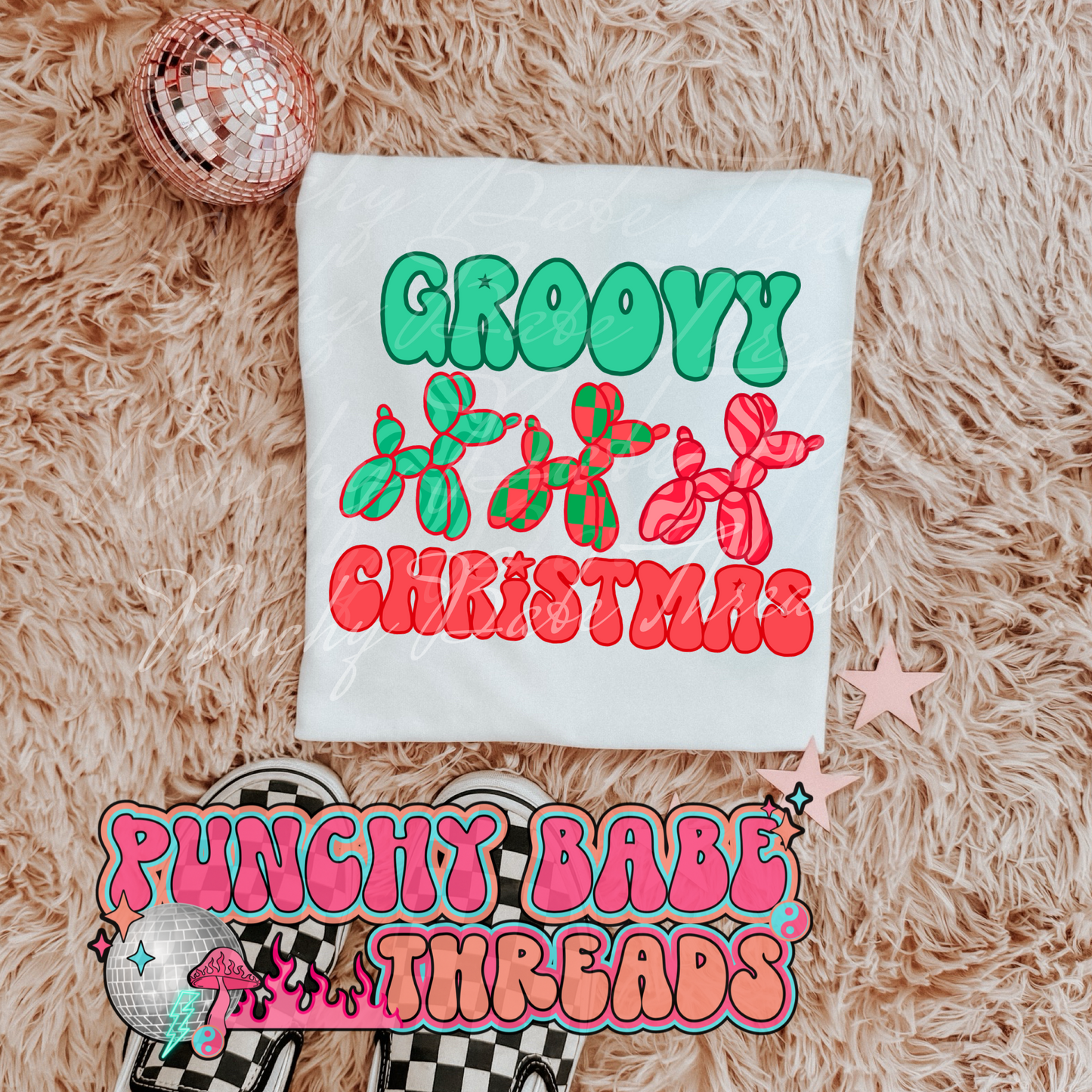 Groovy Christmas Kids Graphic