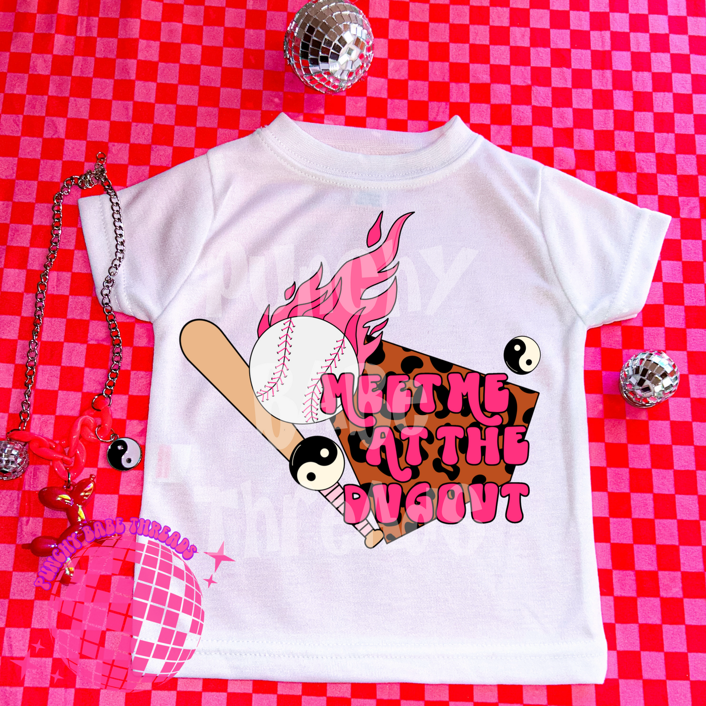 Meet Me At The Dugout Kids Graphic