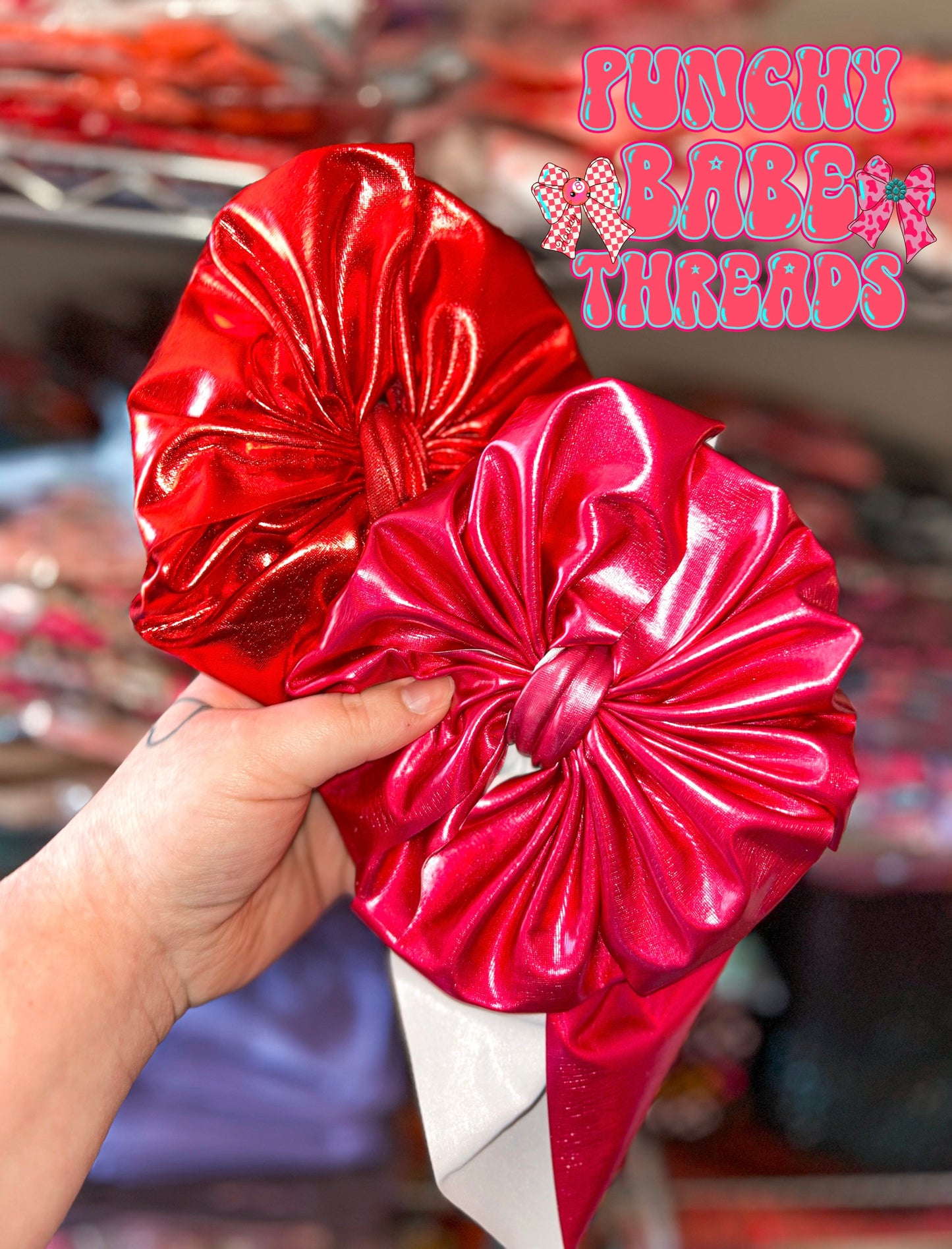 Red Holo Bow