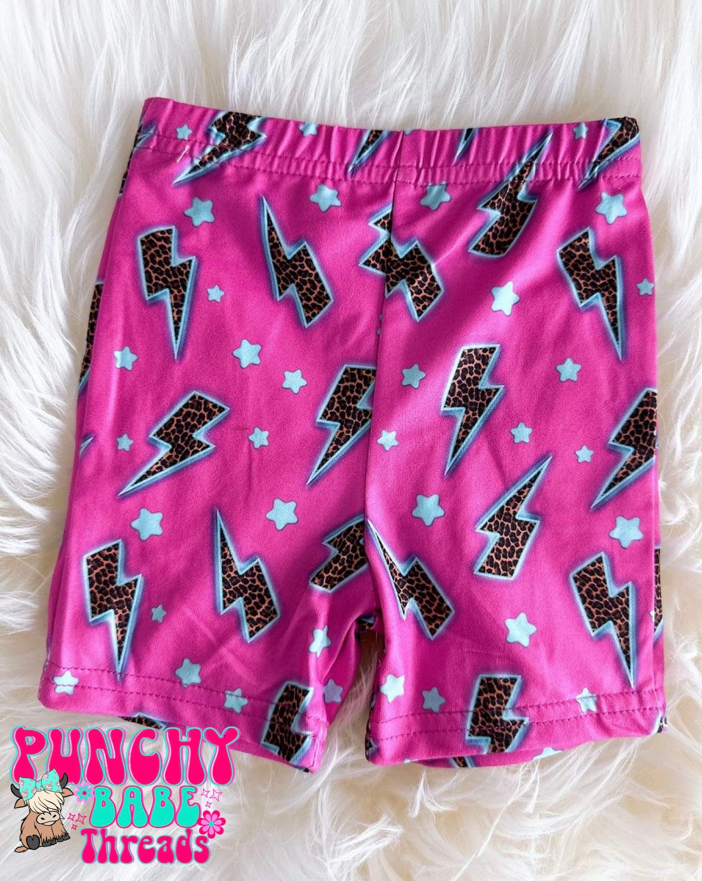 7/8T Neon Leopard Lightning Bikers